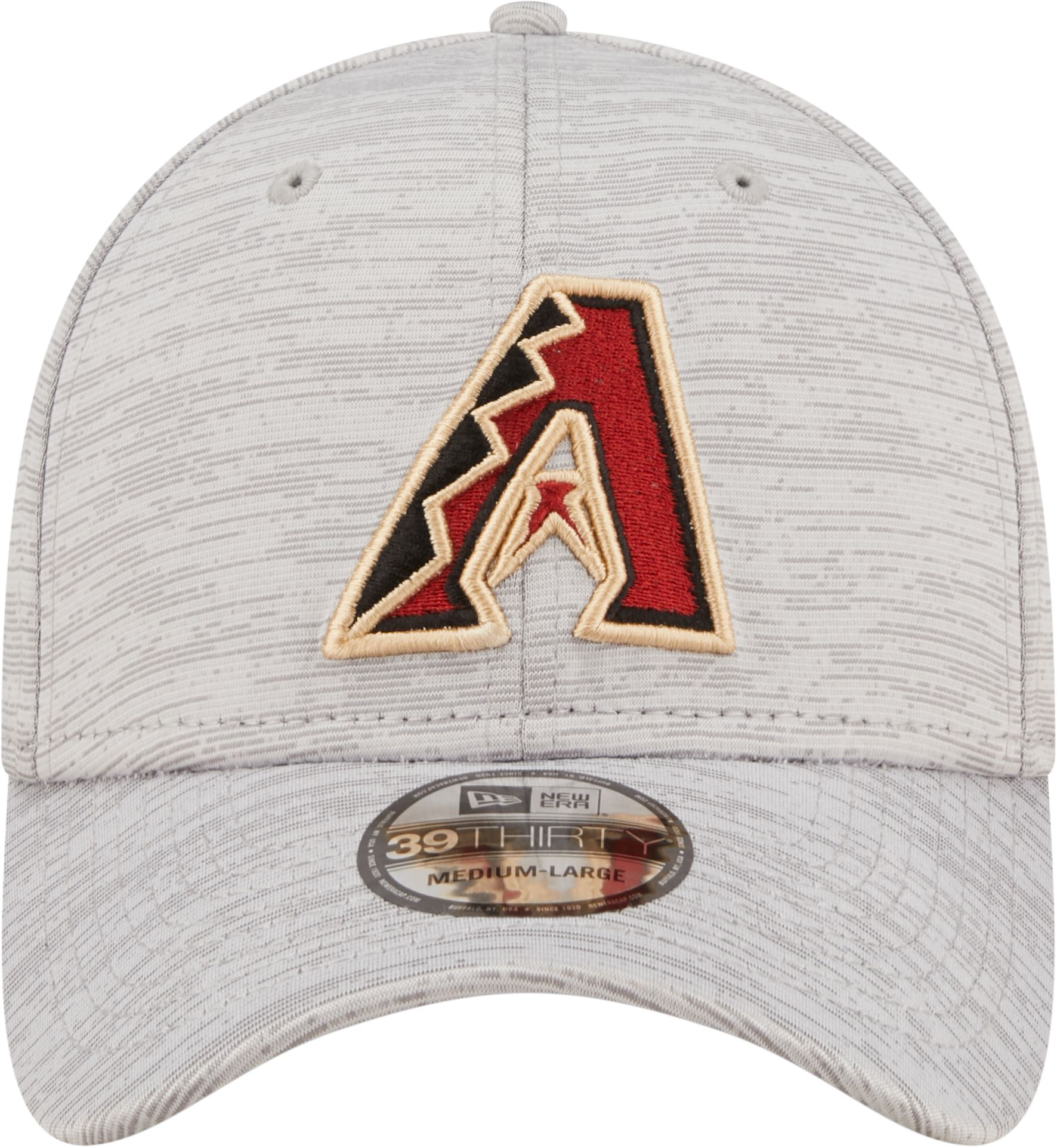 New Era Men's Arizona Diamondbacks Gray 39Thirty Stretch Fit Hat product image