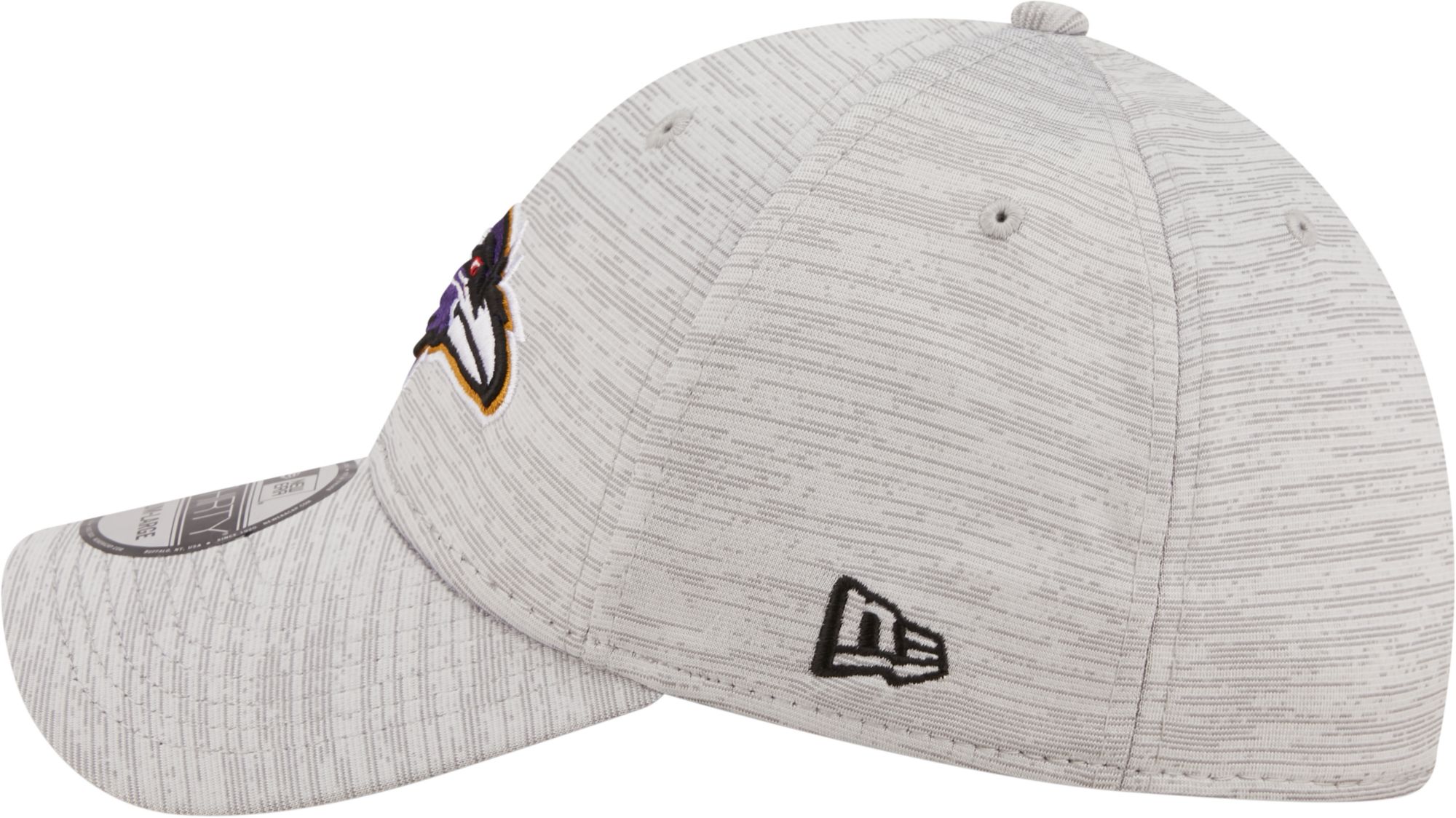 New Era Men's Baltimore Ravens Distinct 39Thirty Grey Stretch Fit Hat product image