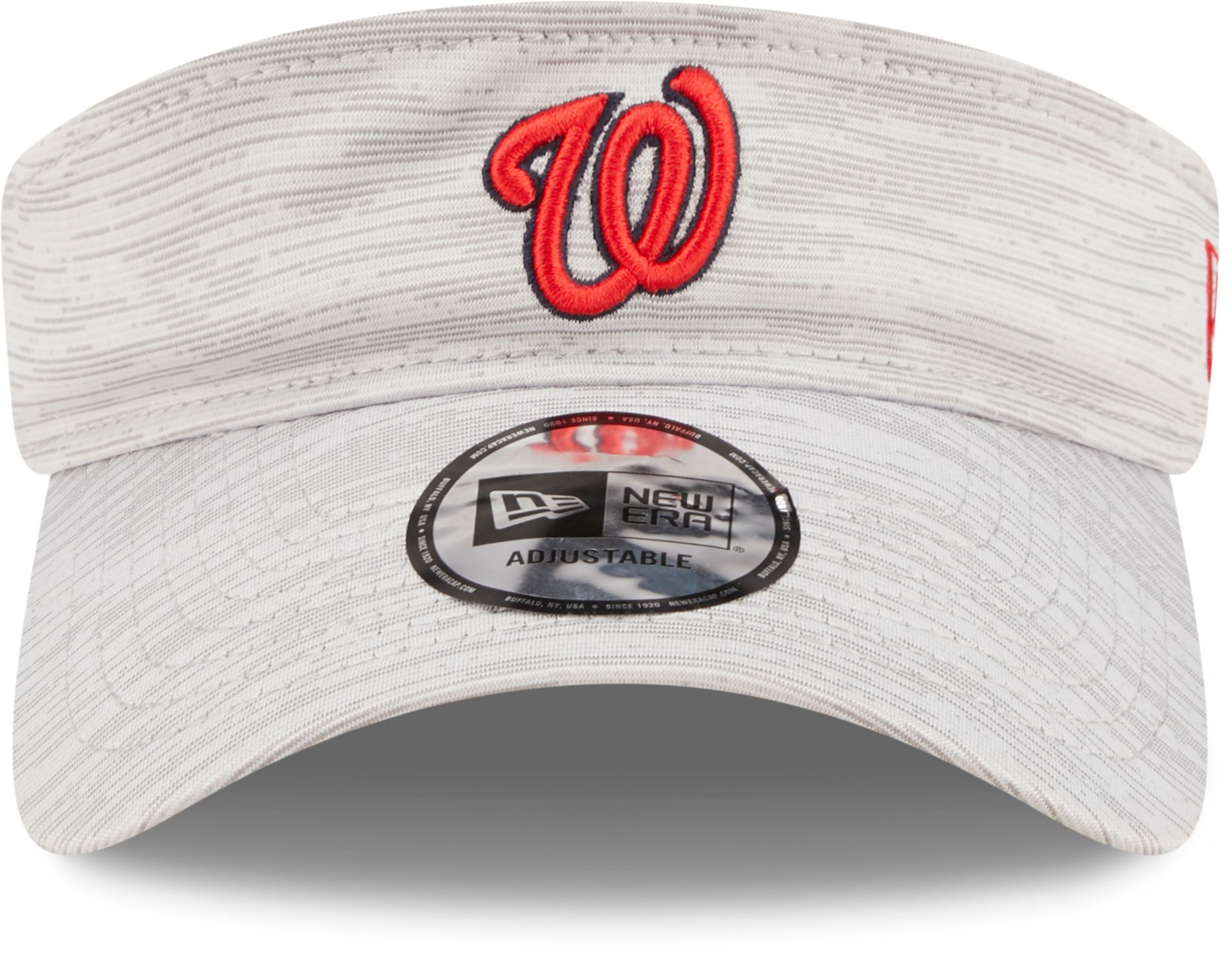 New Era Men's Washington Nationals Gray Distinct Adjustable Visor product image