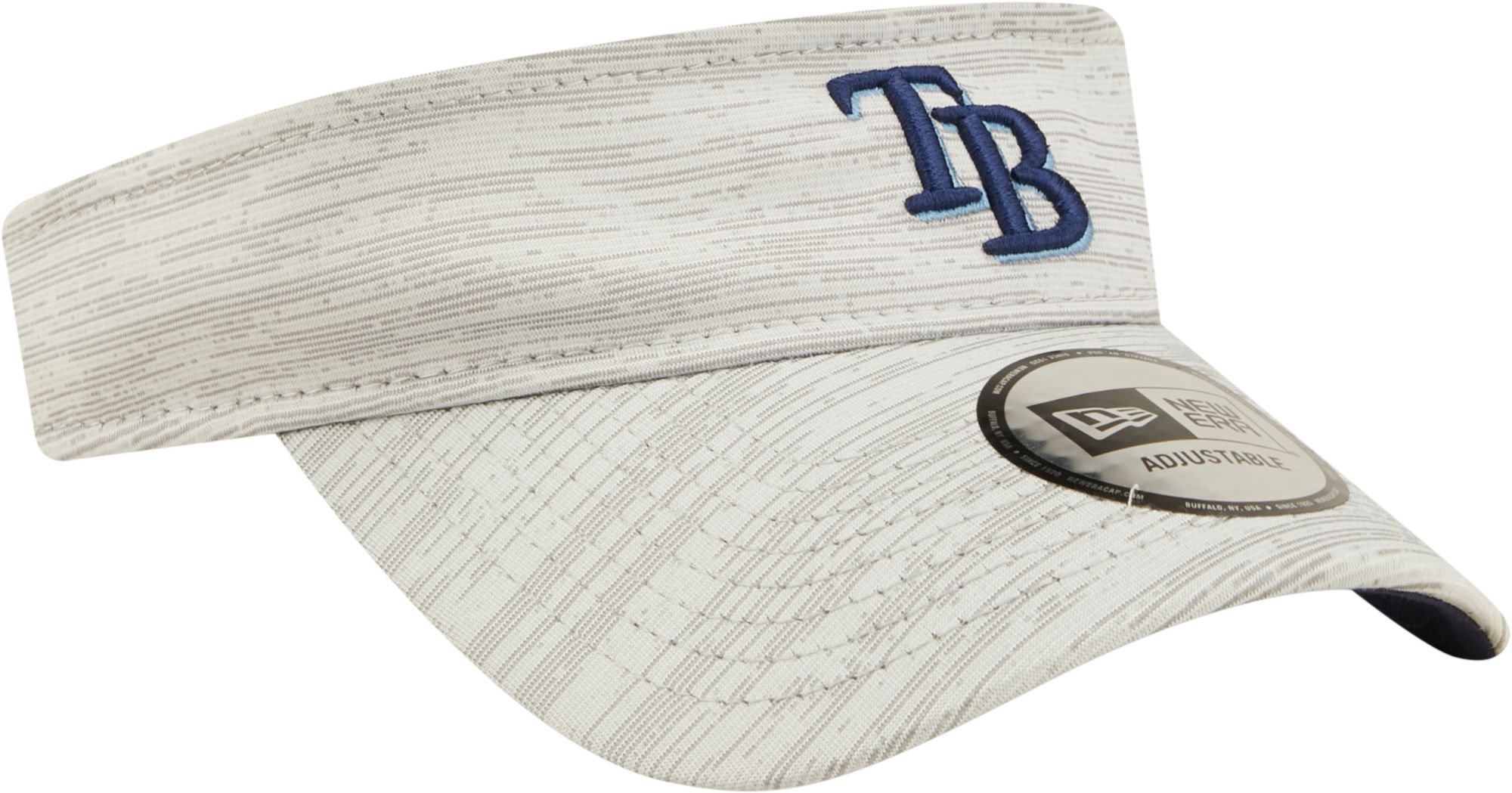 New Era Men's Tampa Bay Rays Gray Distinct Adjustable Visor product image