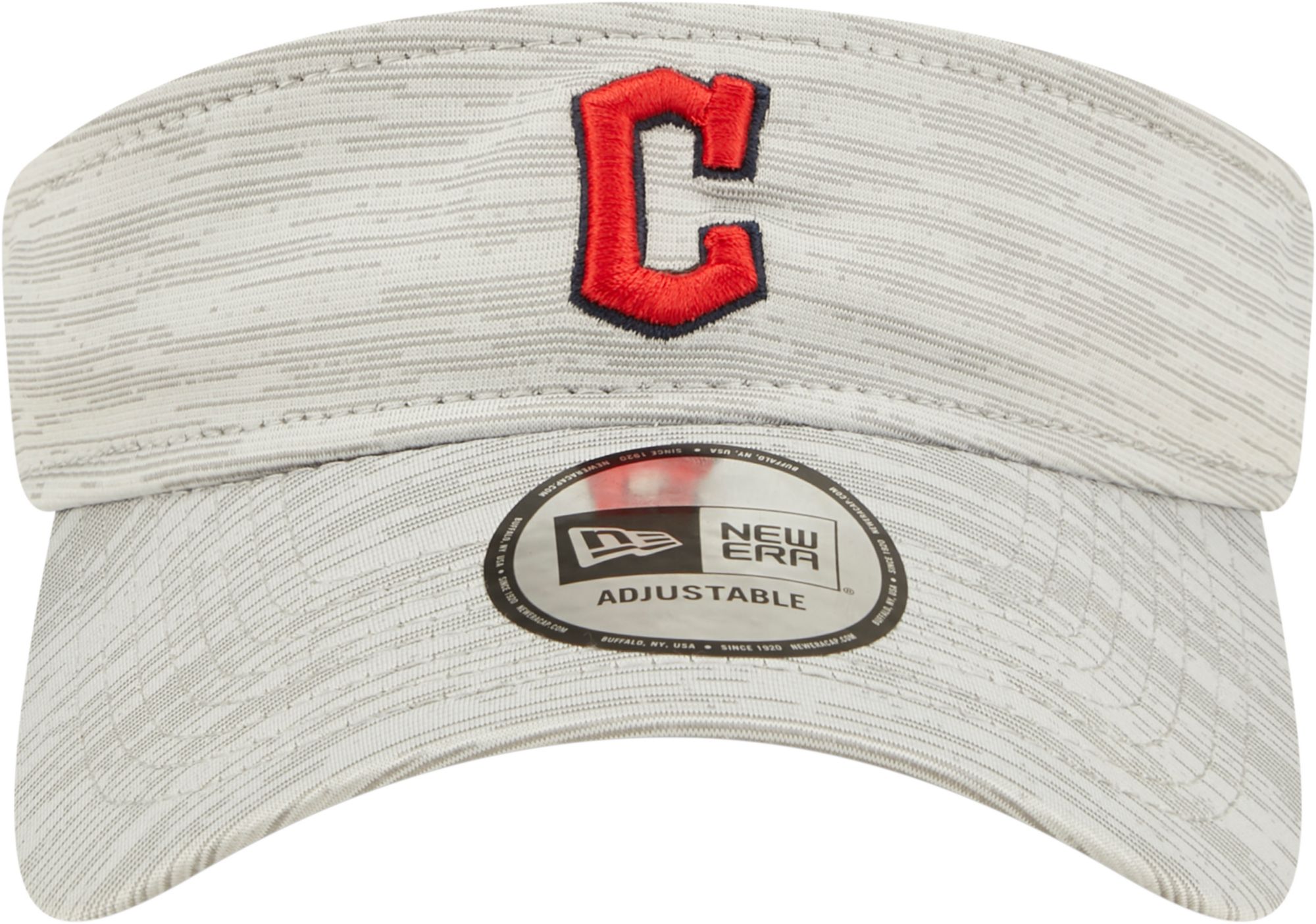 New Era Men's Cleveland Guardians Gray Distinct Adjustable Visor product image