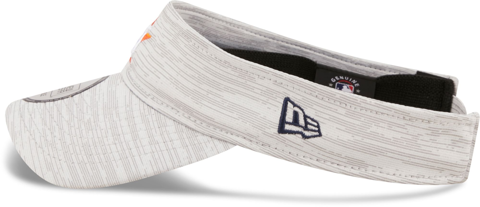 New Era Men's Houston Astros Gray Distinct Adjustable Visor product image