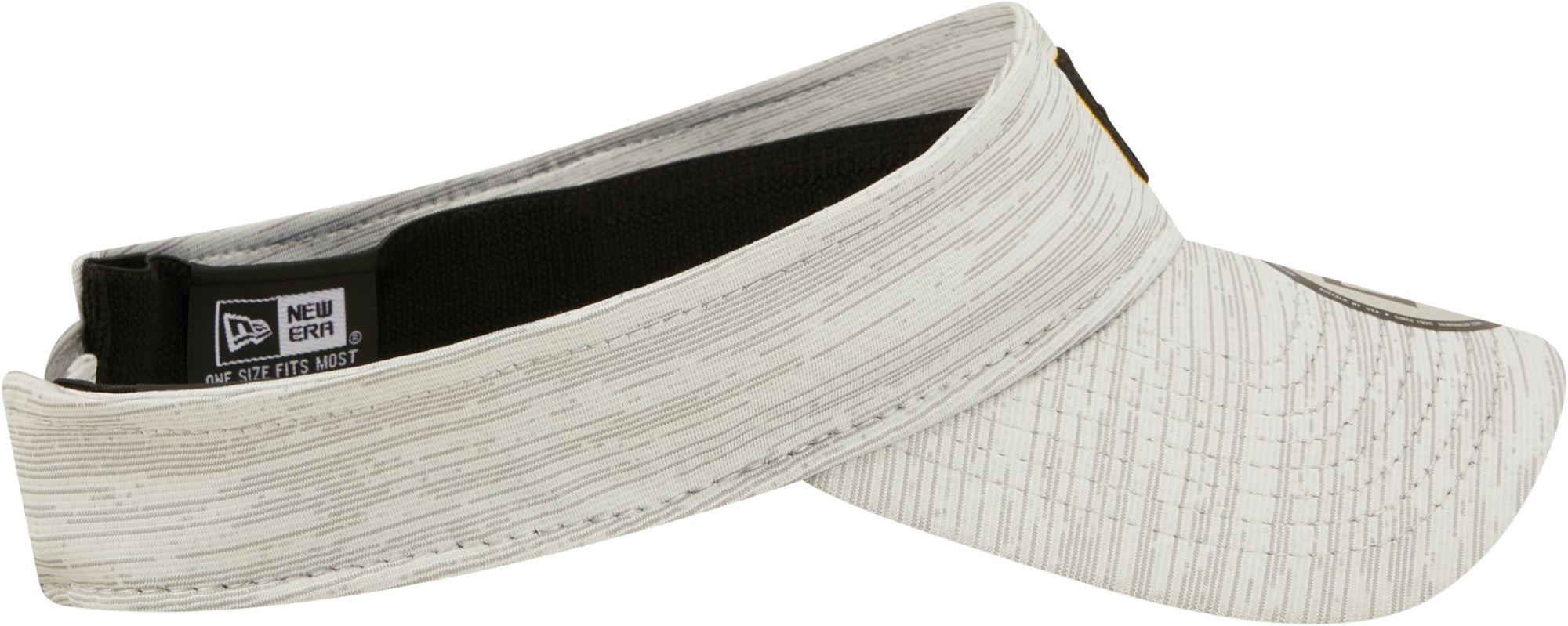 New Era Men's Pittsburgh Pirates Gray Distinct Adjustable Visor product image