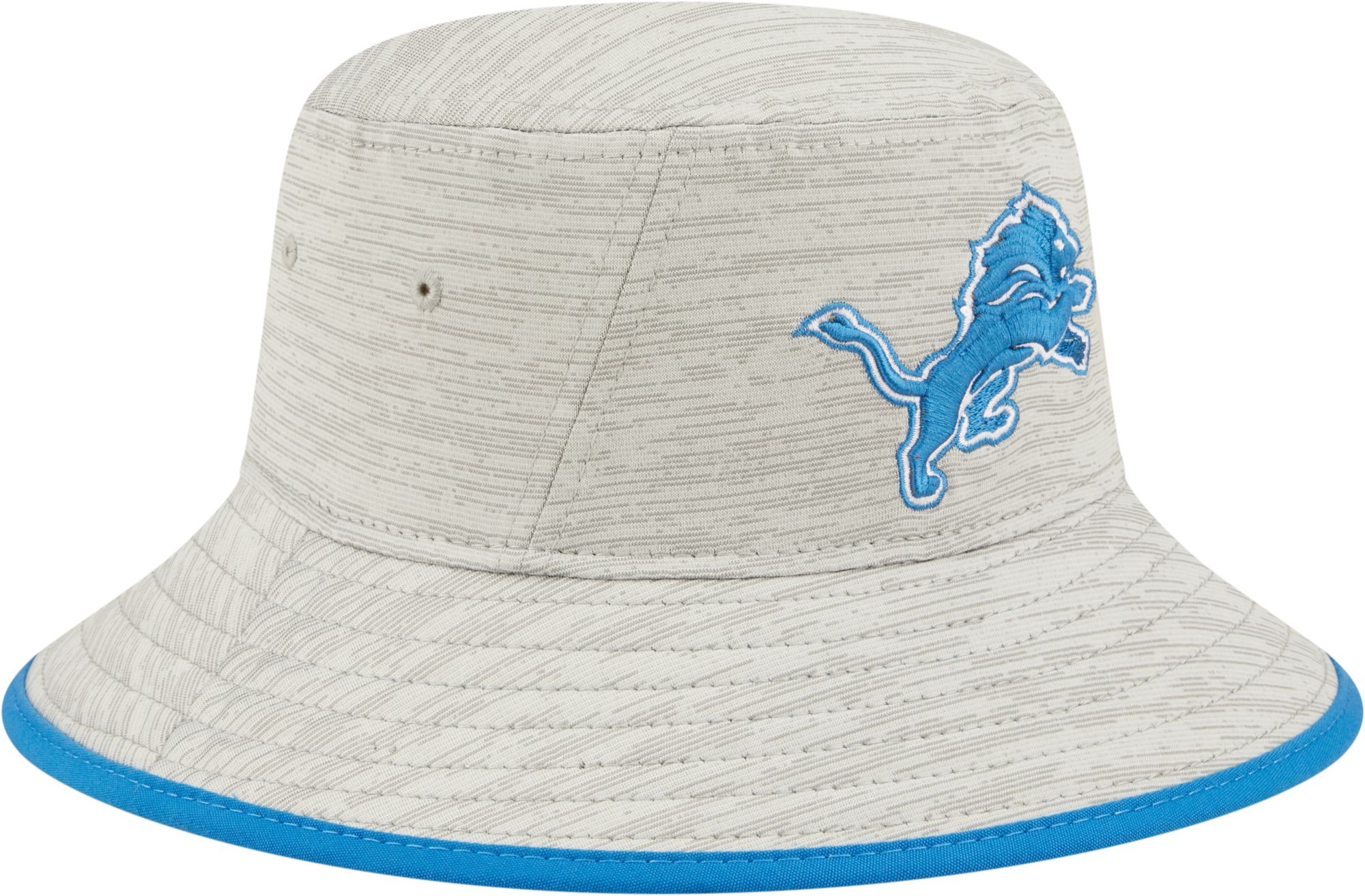 New Era Men's Detroit Lions Distinct Grey Adjustable Bucket Hat product image