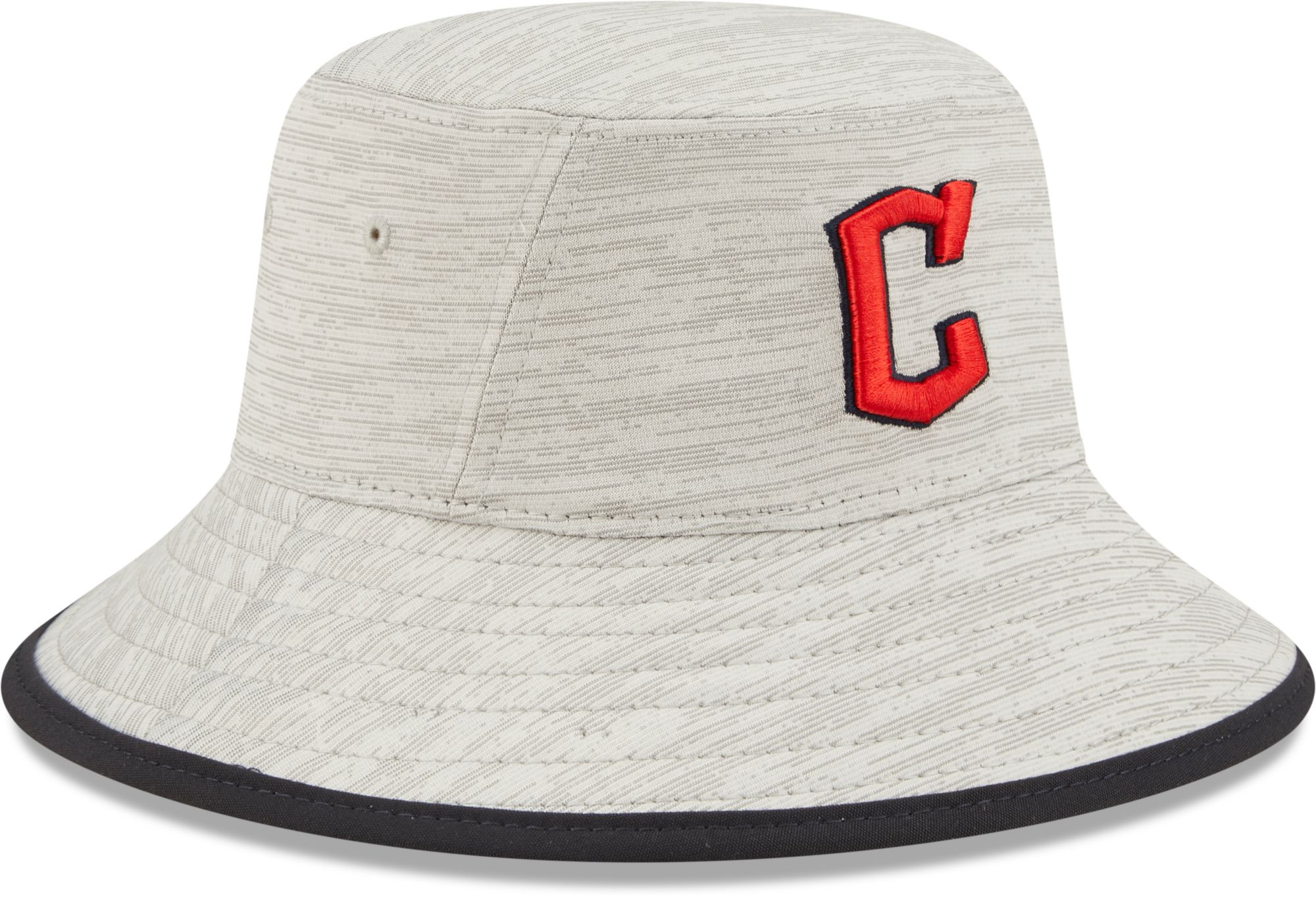 New Era Men's Cleveland Guardians Gray Distinct Bucket Hat product image