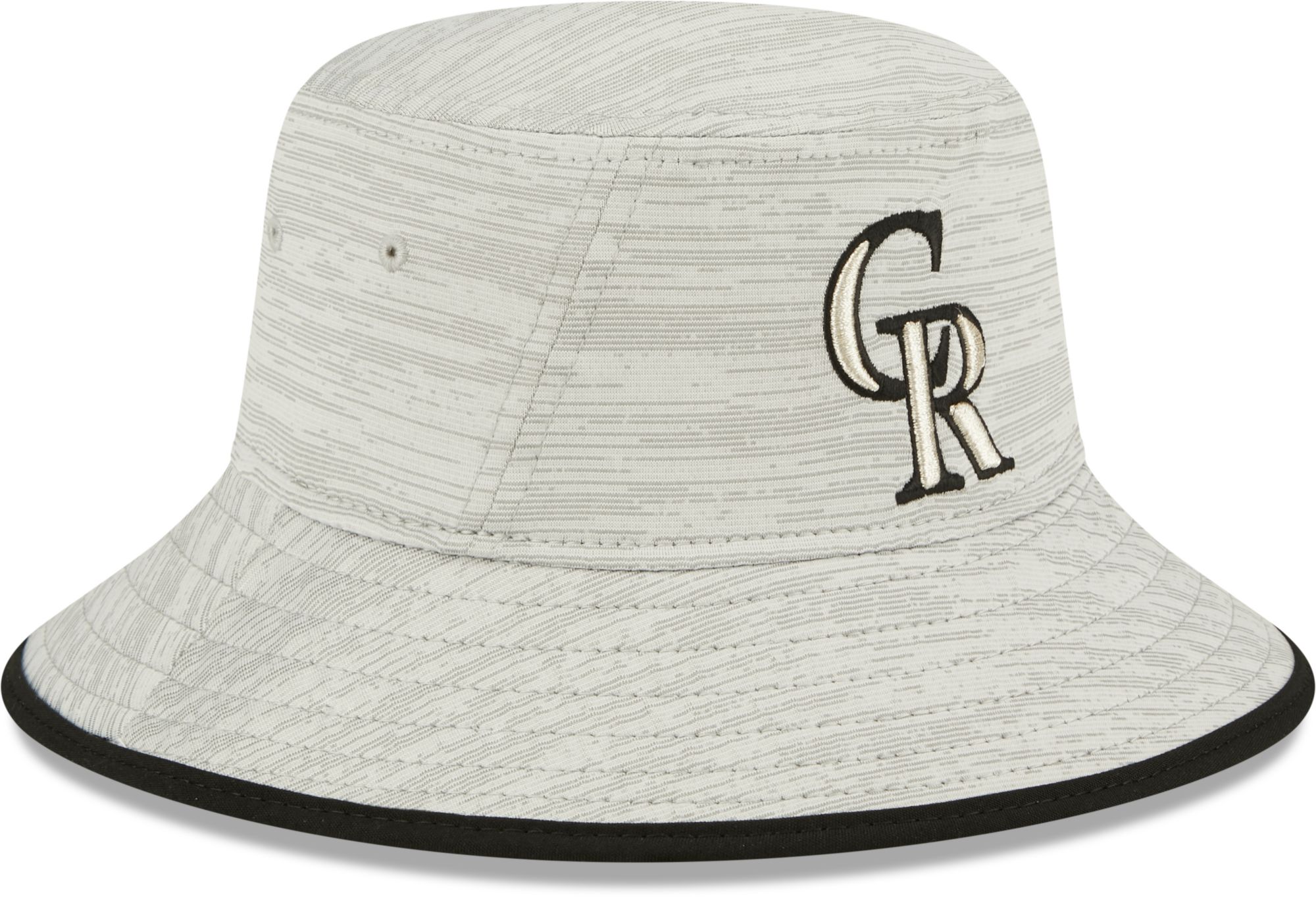New Era Men's Colorado Rockies Gray Distinct Bucket Hat product image