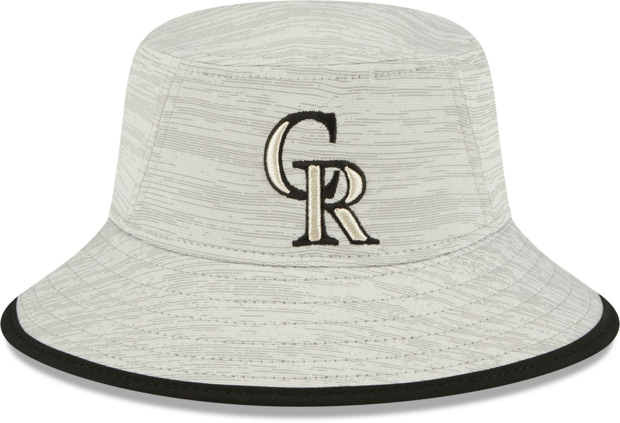 New Era Men's Colorado Rockies Gray Distinct Bucket Hat product image