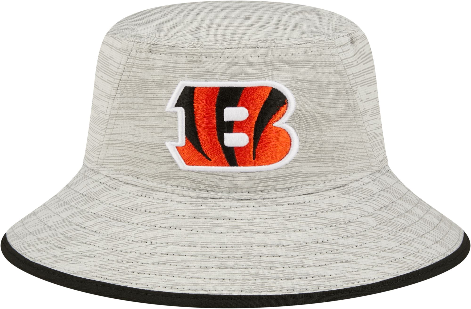 New Era Men's Cincinnati Bengals Distinct Grey Adjustable Bucket Hat product image
