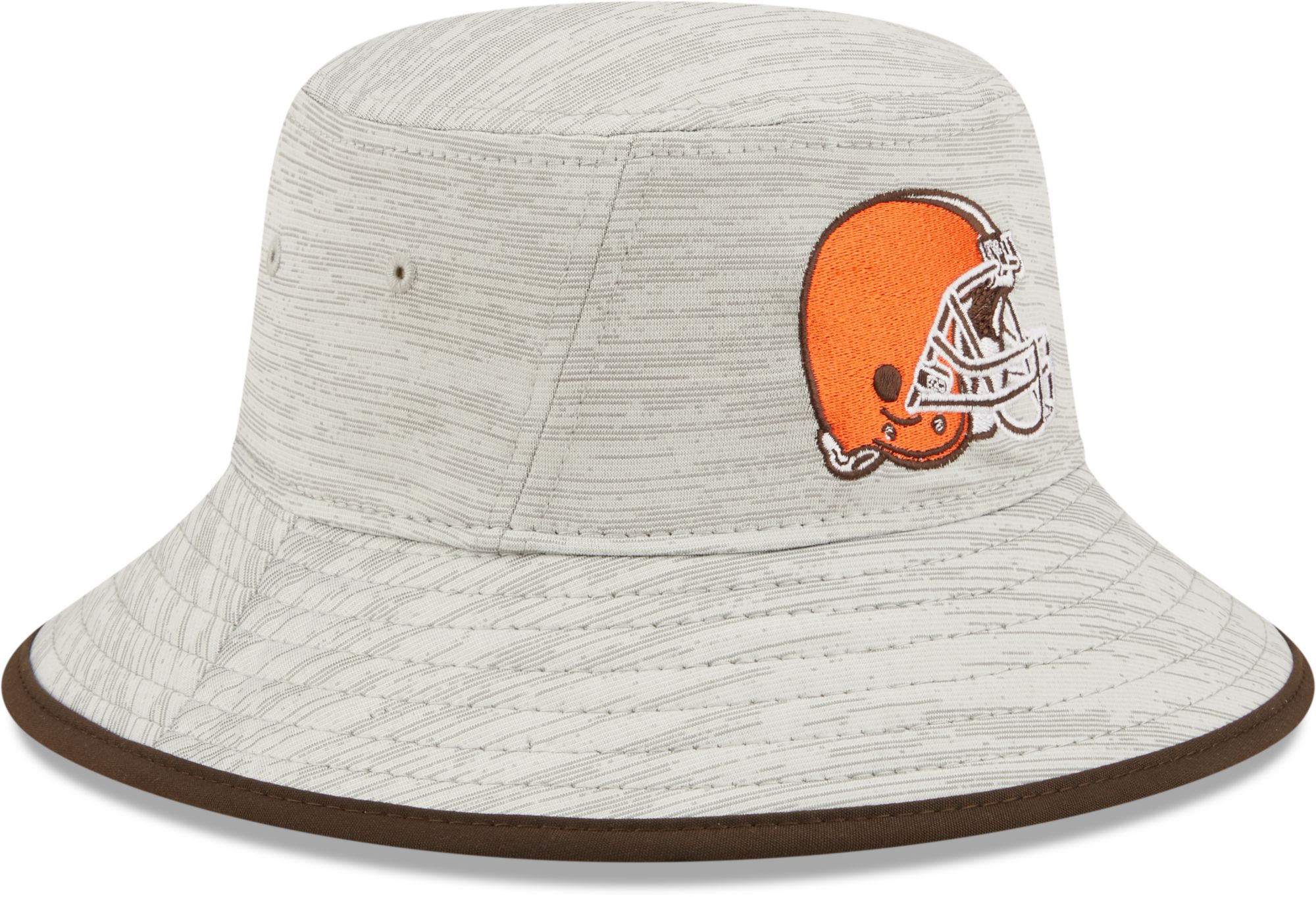 New Era Men's Cleveland Browns Distinct Grey Adjustable Bucket Hat product image
