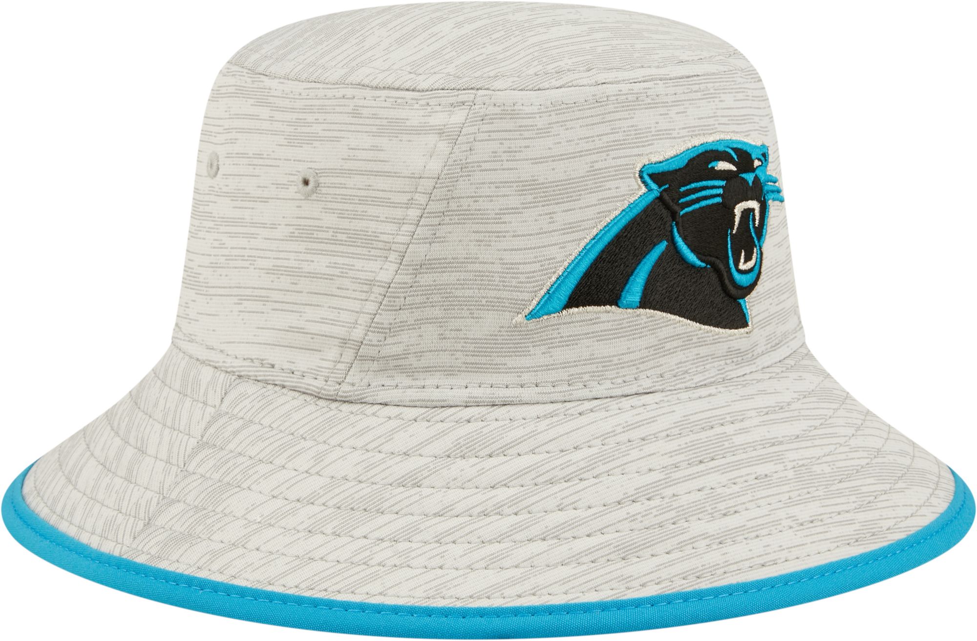 New Era Men's Carolina Panthers Distinct Grey Adjustable Bucket Hat product image