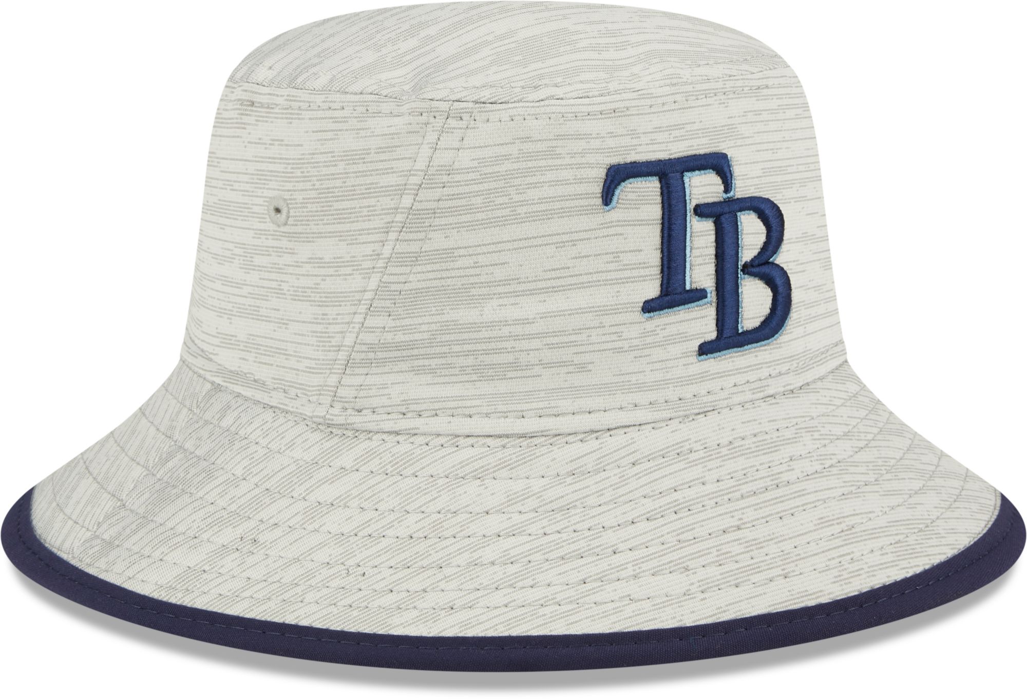New Era Men's Tampa Bay Rays Gray Distinct Bucket Hat product image