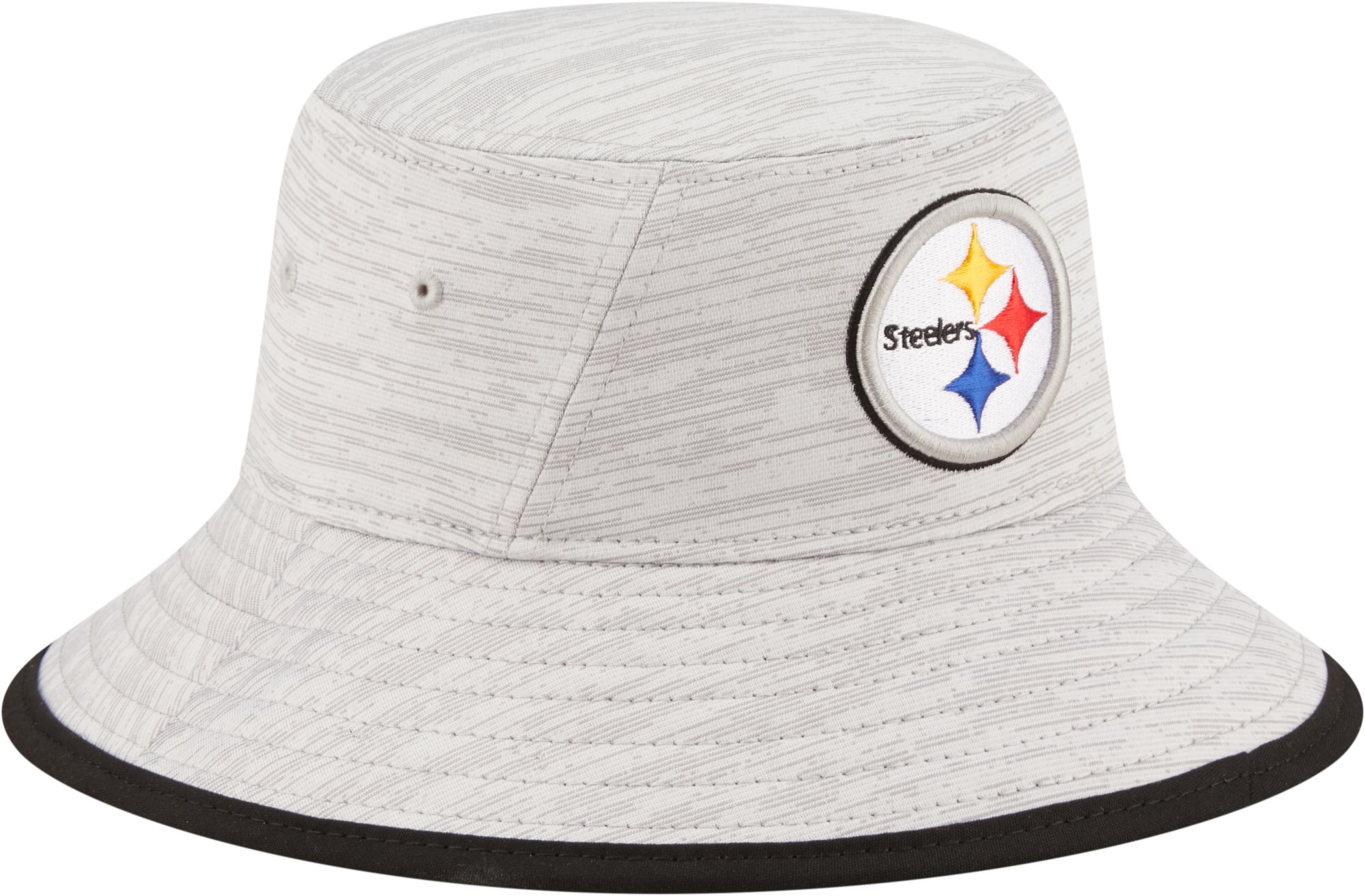 New Era Men's Pittsburgh Steelers Distinct Grey Adjustable Bucket Hat product image