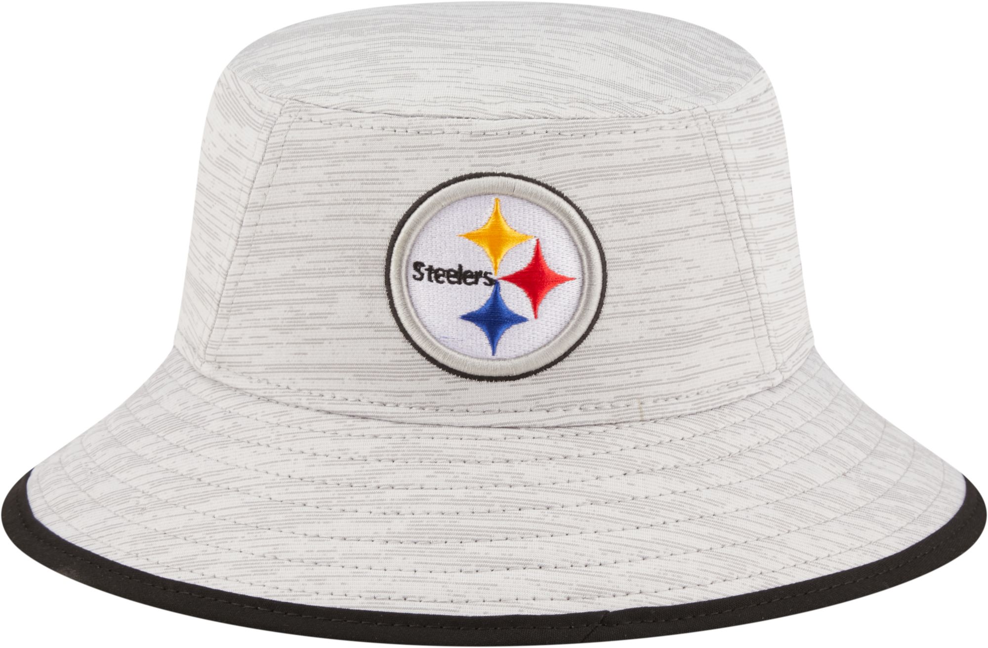 New Era Men's Pittsburgh Steelers Distinct Grey Adjustable Bucket Hat product image