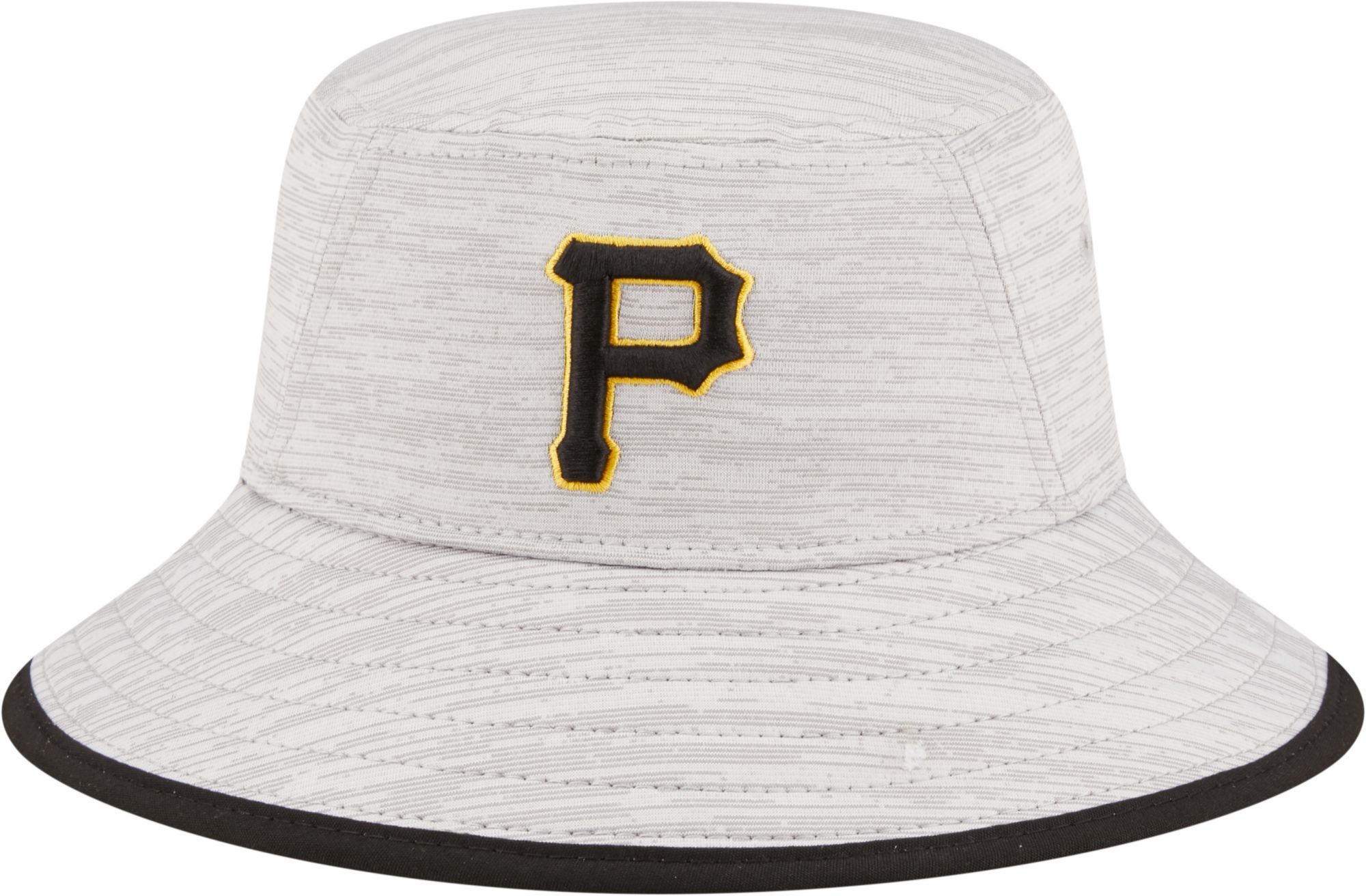 New Era Men's Pittsburgh Pirates Grey Distinct Bucket Hat product image
