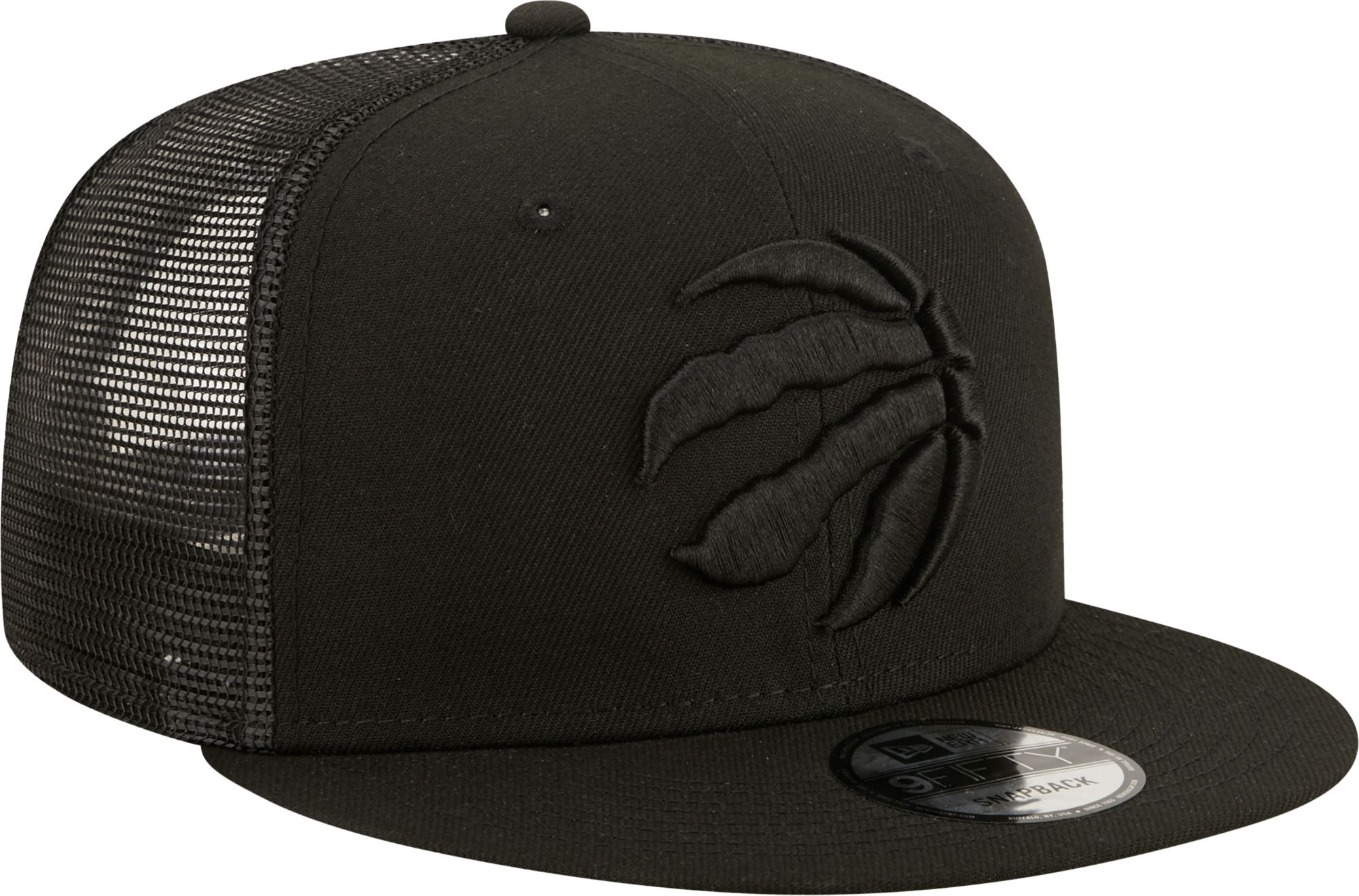 New Era Toronto Raptors Black 9Fifty Trucker Hat