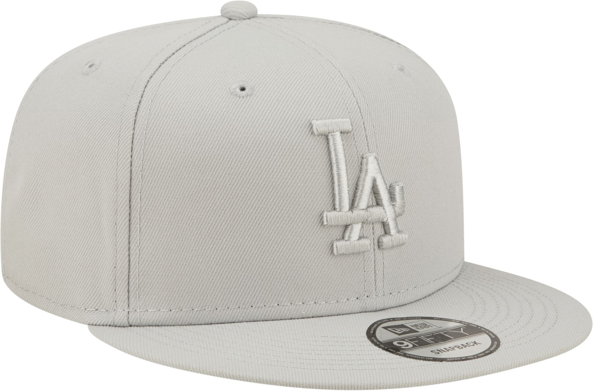New Era Men's Los Angeles Dodgers Grey 9Fifty Adjustable Snapback Hat product image
