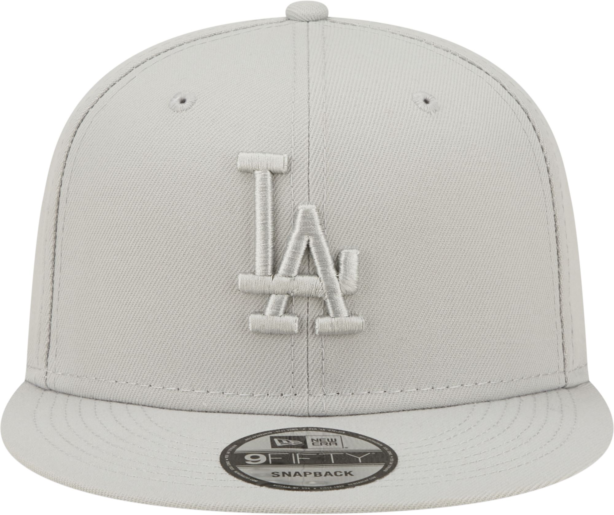 New Era Men's Los Angeles Dodgers Grey 9Fifty Adjustable Snapback Hat product image