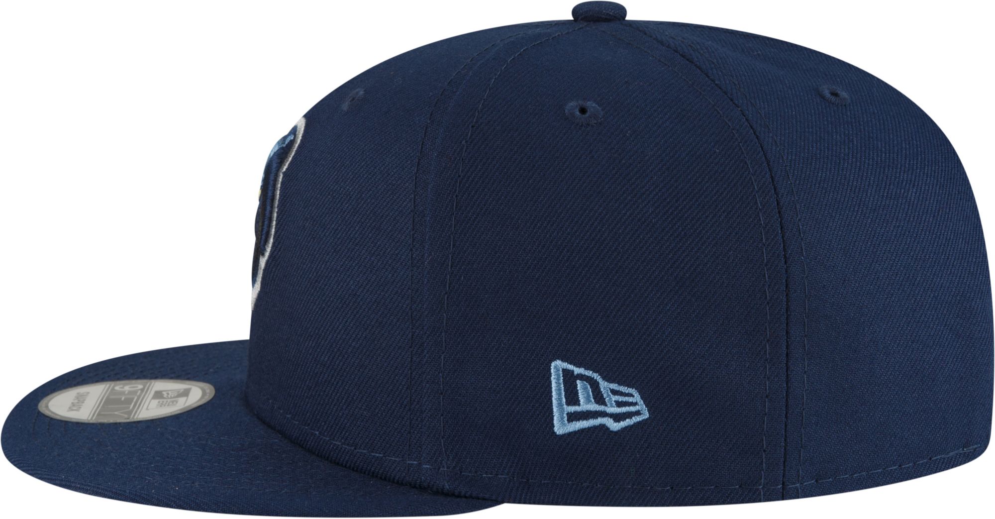 New Era Men's Memphis Grizzlies Navy 9Fifty Adjustable Snapback Hat product image