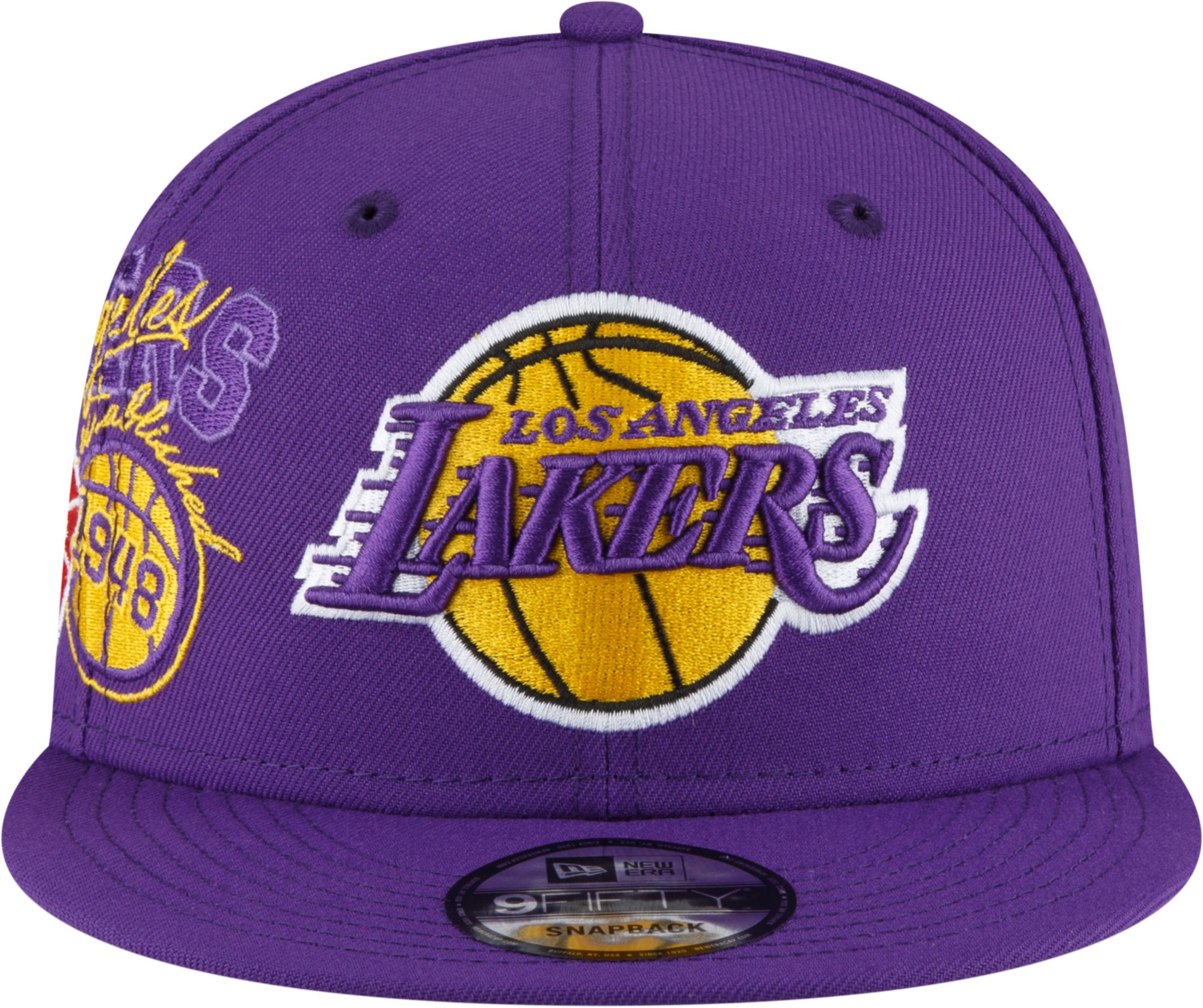 New Era Men's Los Angeles Lakers Purple 9Fifty Adjustable Snapback Hat product image
