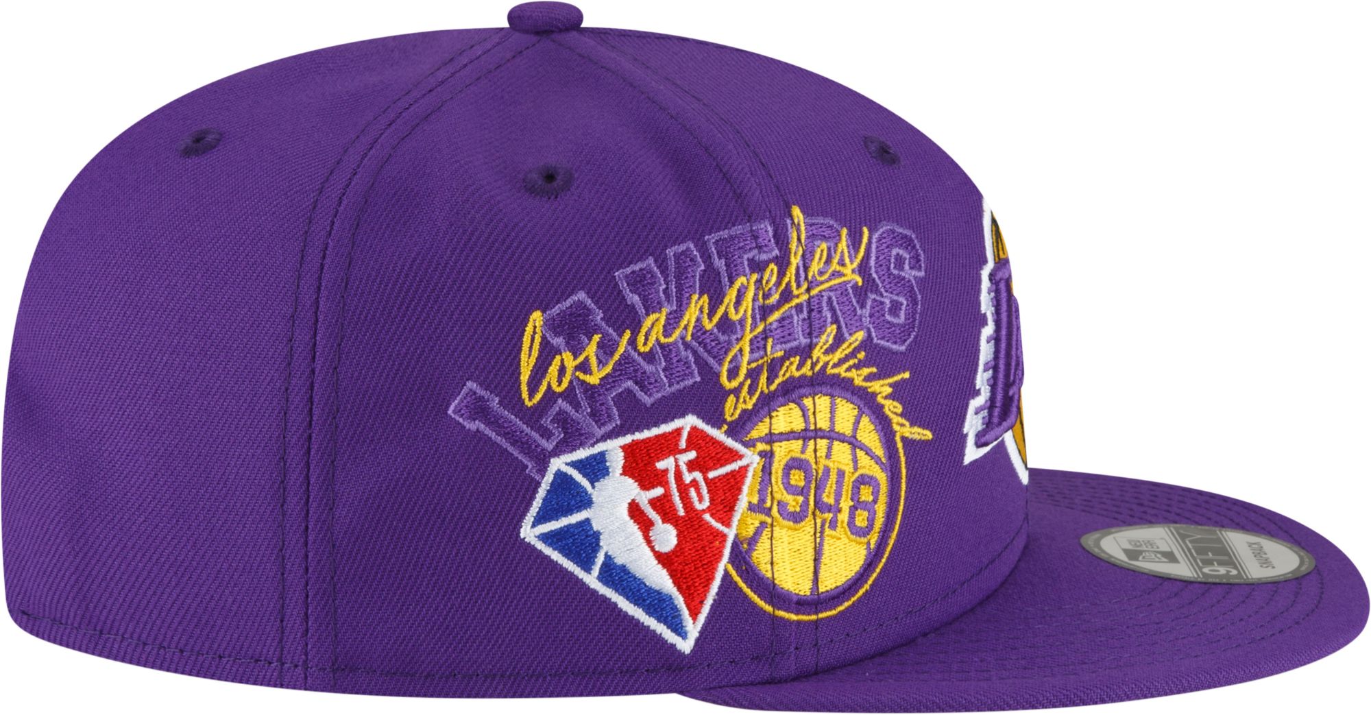 New Era Men's Los Angeles Lakers Purple 9Fifty Adjustable Snapback Hat product image