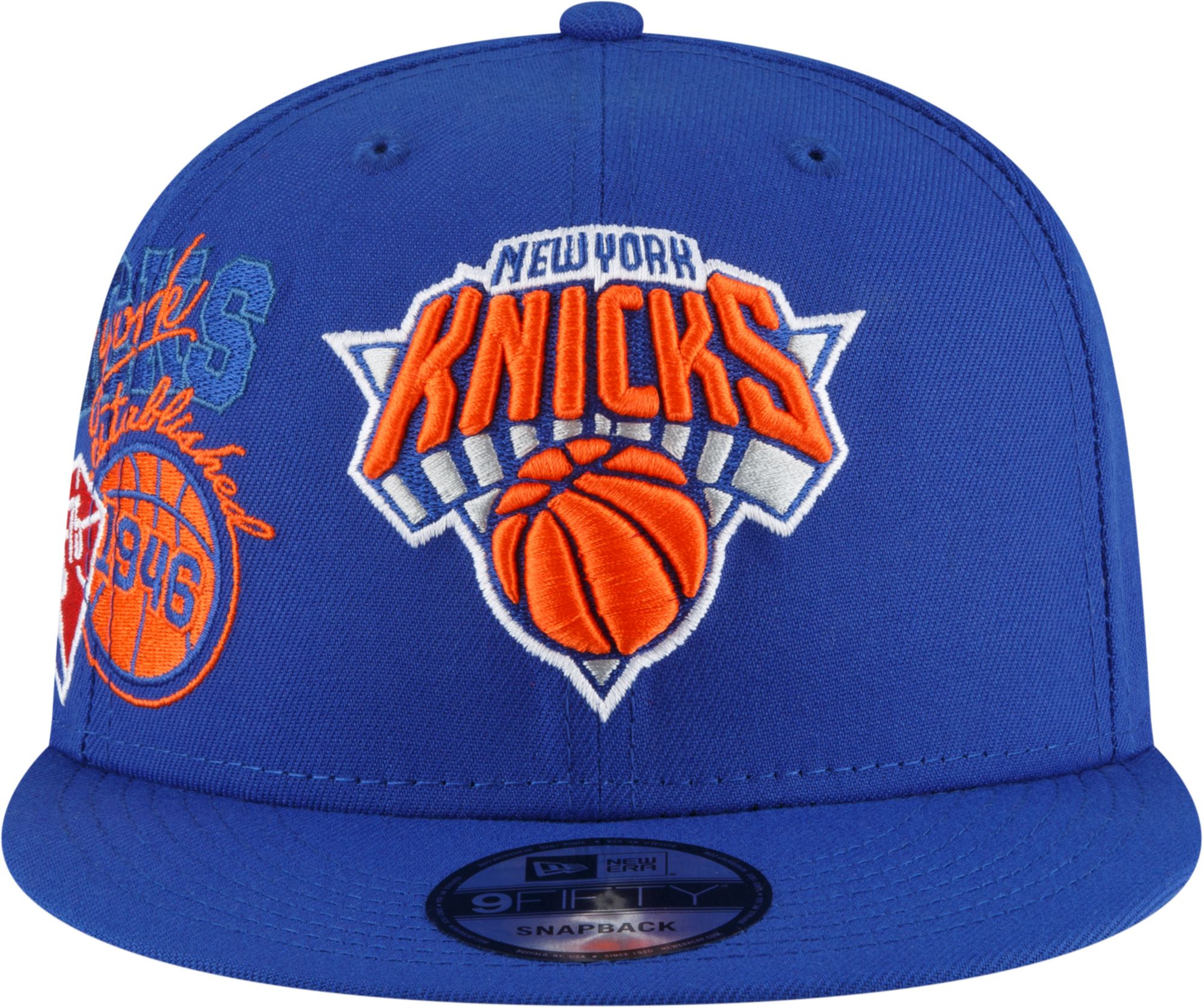 New Era Men's New York Knicks Blue 9Fifty Adjustable Snapback Hat product image