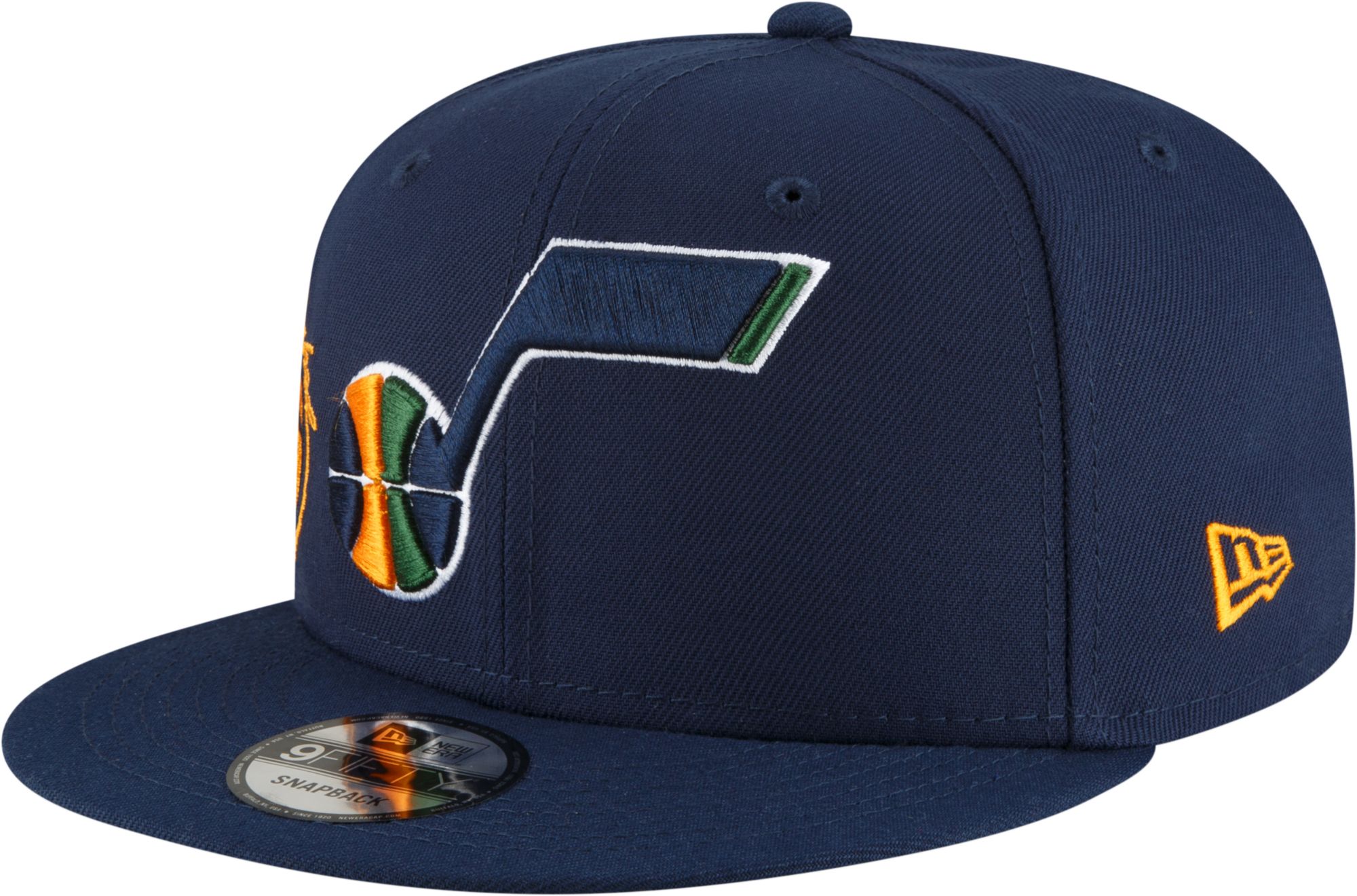 New Era Men's Utah Jazz Navy 9Fifty Adjustable Snapback Hat product image