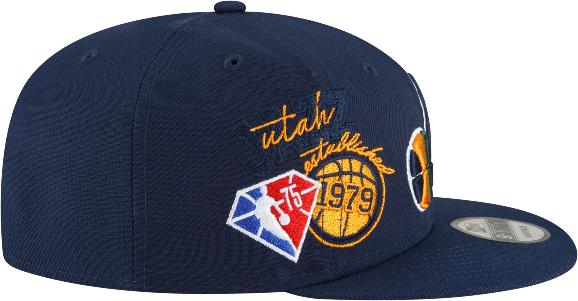 New Era Men's Utah Jazz Navy 9Fifty Adjustable Snapback Hat product image