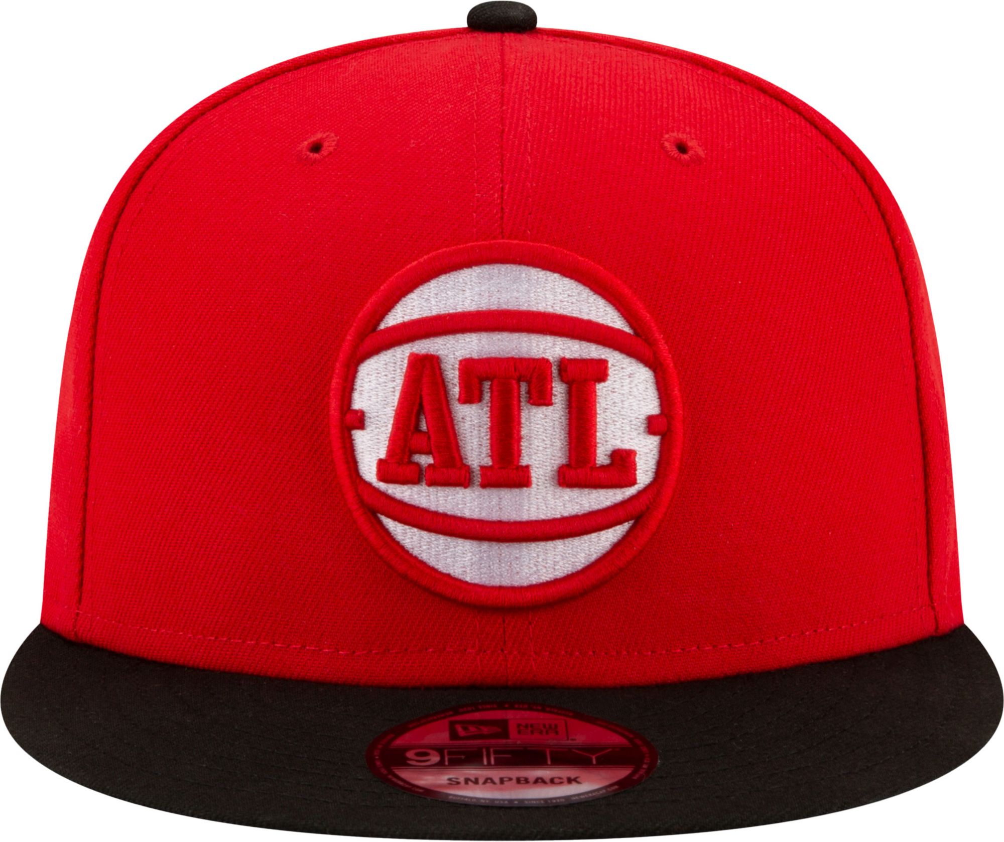 New Era Adult Atlanta Hawks Red 2Tone 9Fifty Adjustable Hat