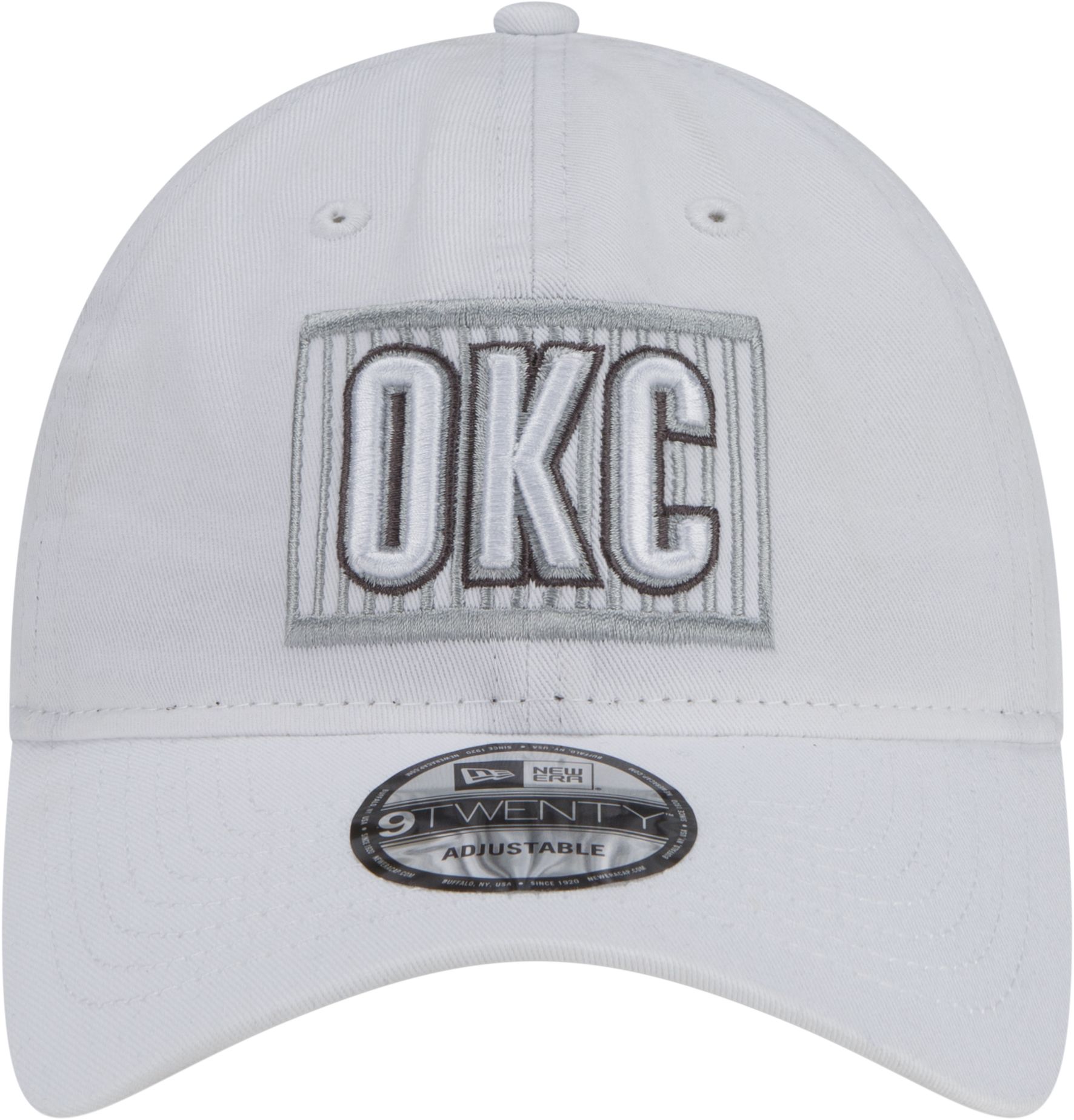 New Era Men's 2021-22 City Edition Oklahoma City Thunder White 9Twenty Adjustable Hat product image