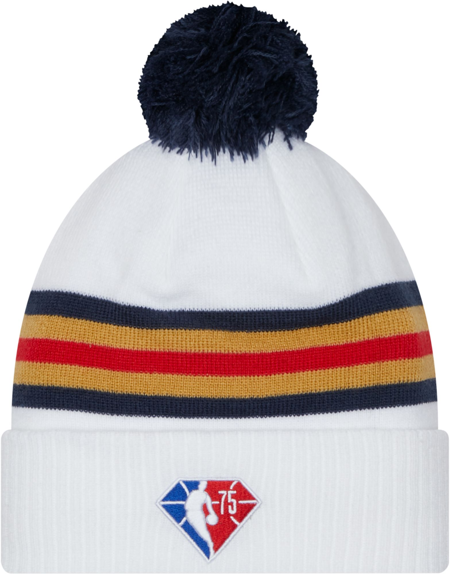 New Era Youth 2021-22 City Edition New Orleans Pelicans White Knit Hat product image