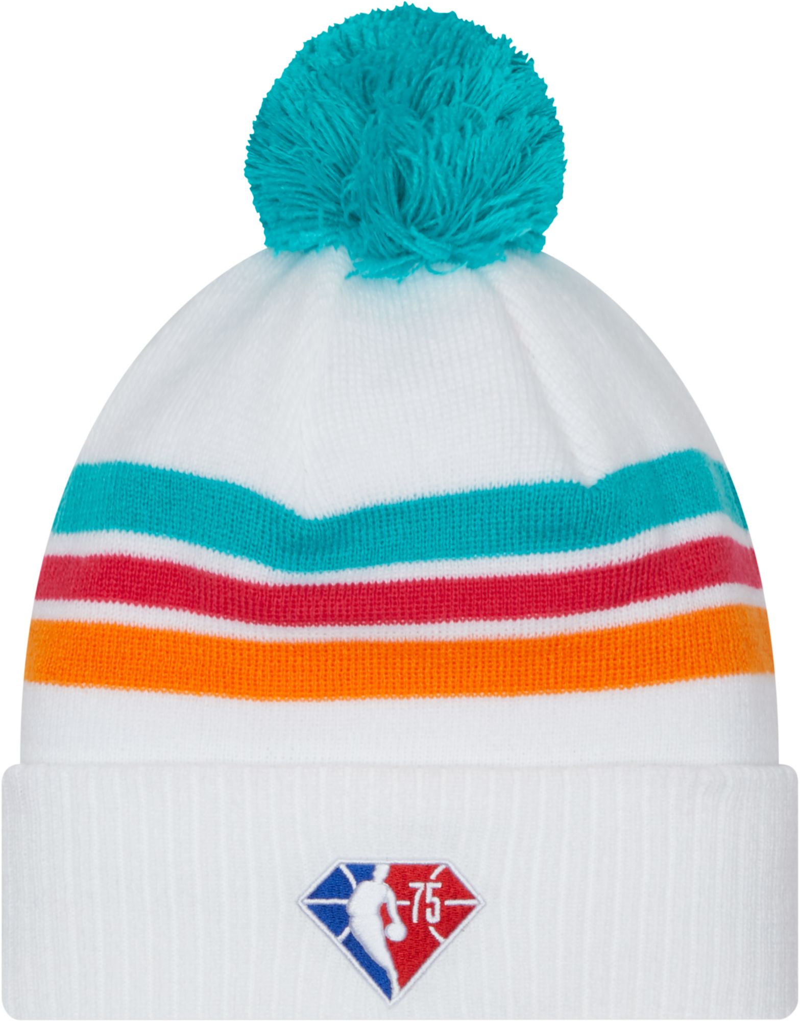 New Era Men's 2021-22 City Edition San Antonio Spurs White Knit Hat product image