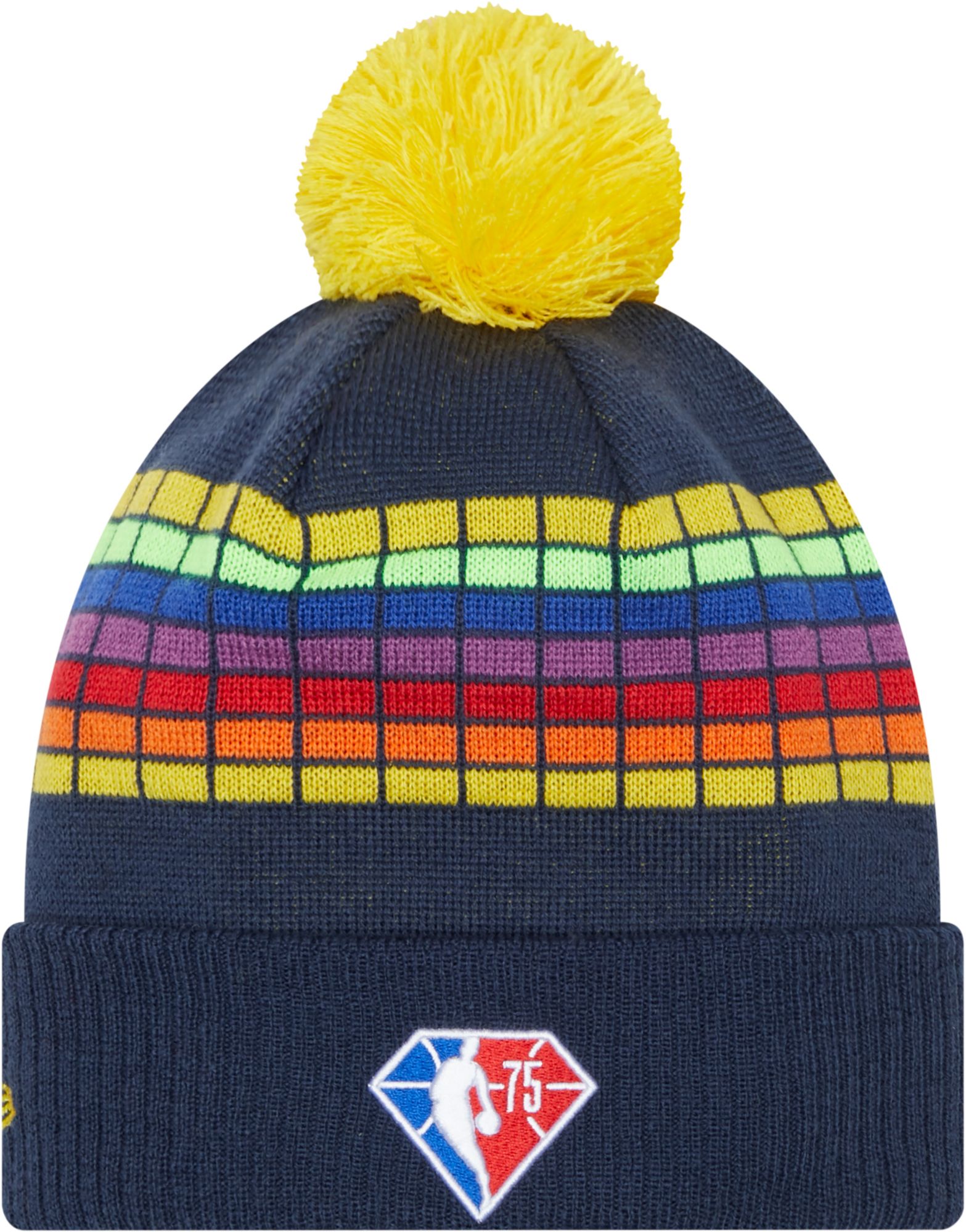 New Era Youth 2021-22 City Edition Denver Nuggets Navy Knit Hat product image
