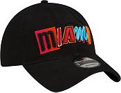 New Era Men's 2021-22 City Edition Miami Heat Black 9Twenty Adjustable Hat product image