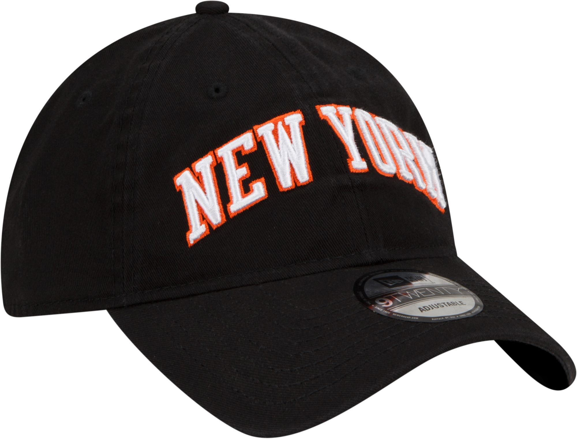 New Era Men's 2021-22 City Edition New York Knicks Black 9Twenty Adjustable Hat product image