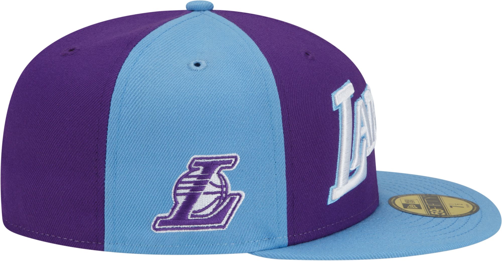 New Era Men's 2021-22 City Edition Los Angeles Lakers Purple 59Fifty Fitted Hat product image