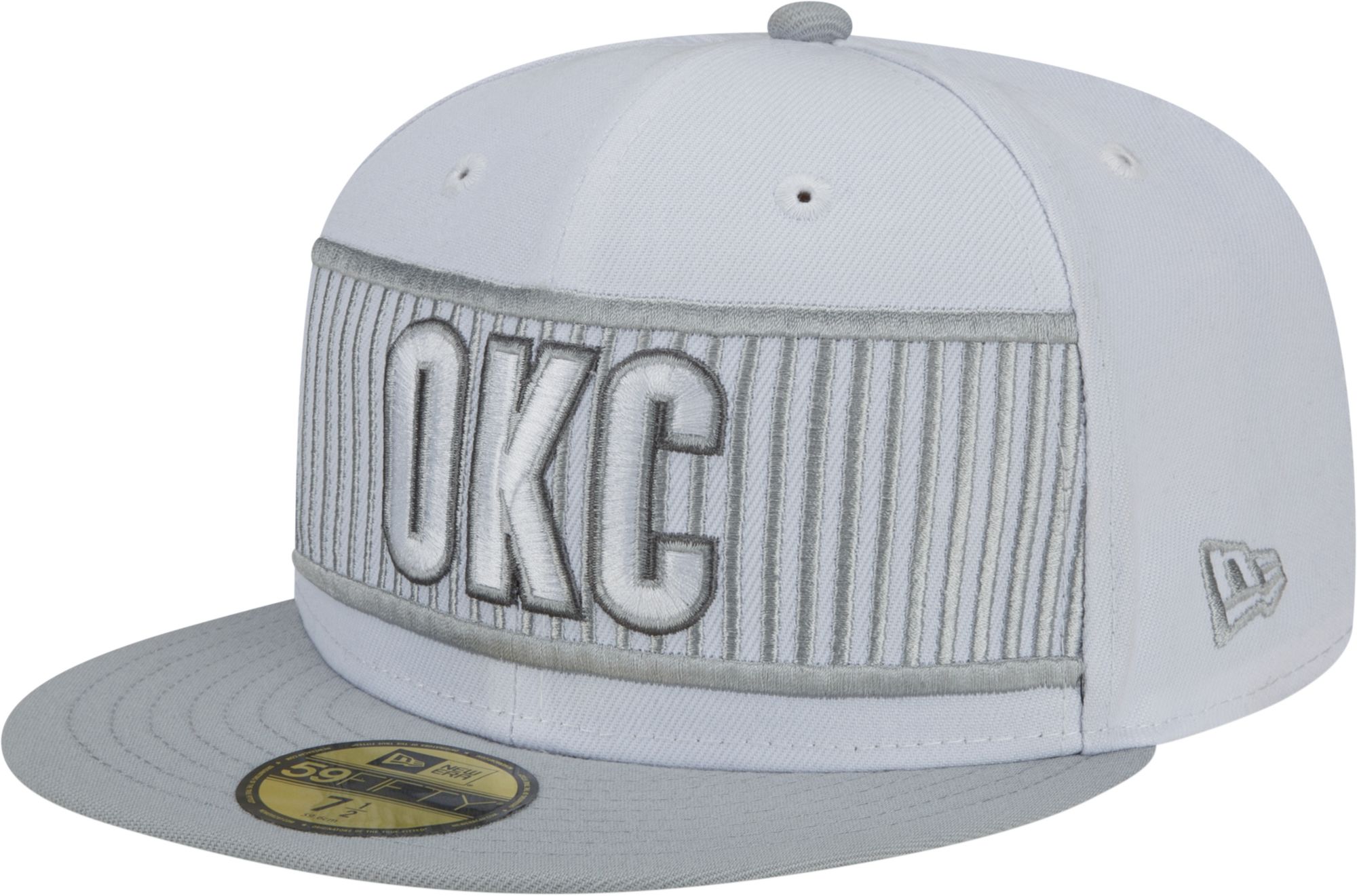 New Era Men's 2021-22 City Edition Oklahoma City Thunder Blue 59Fifty Fitted Hat product image