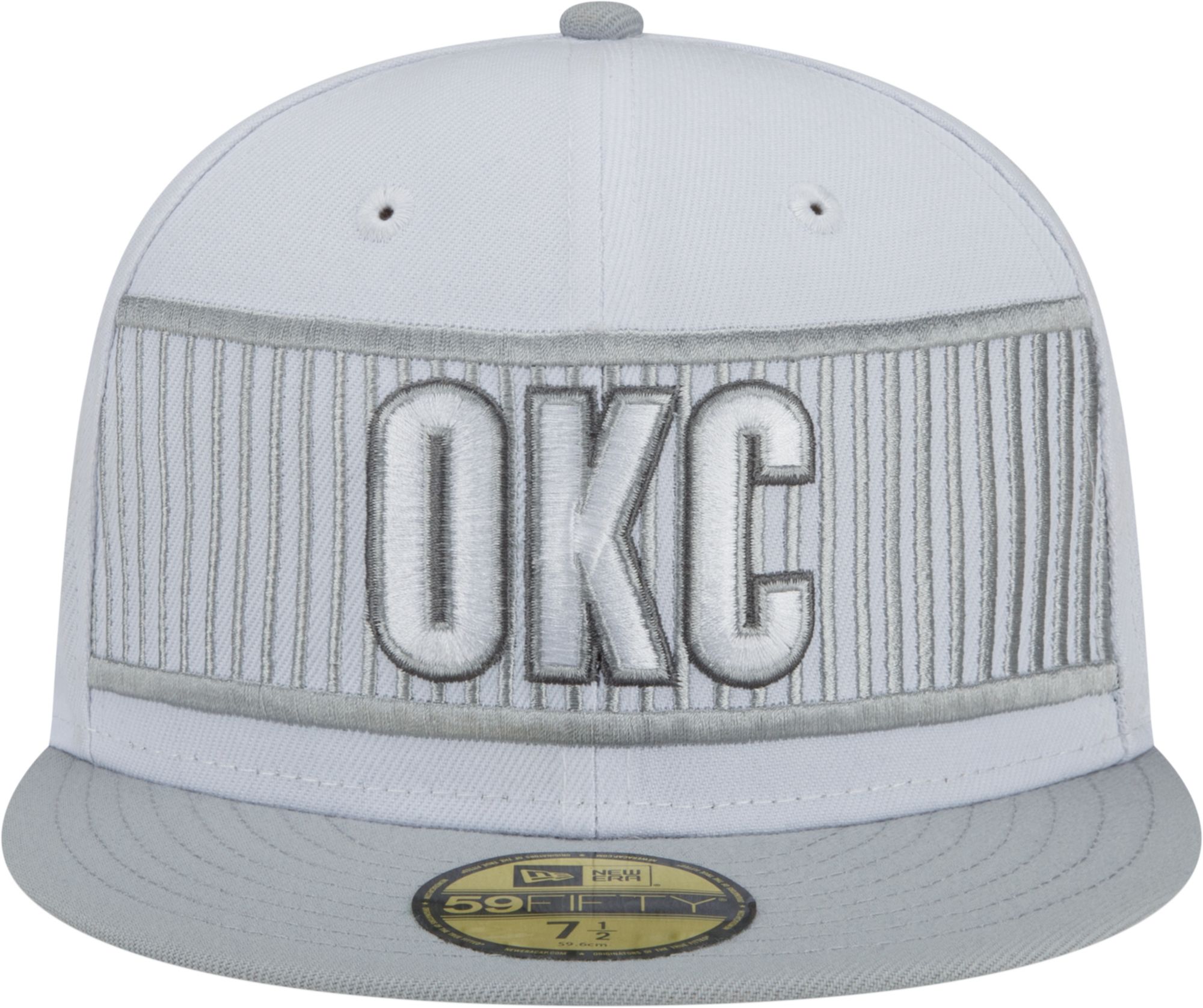 New Era Men's 2021-22 City Edition Oklahoma City Thunder Blue 59Fifty Fitted Hat product image