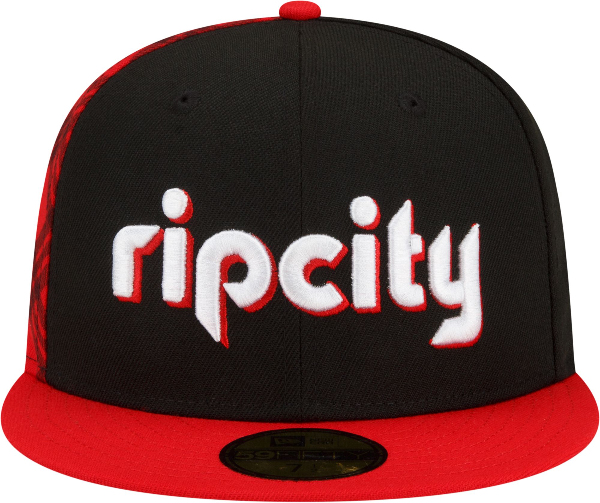 New Era Men's 2021-22 City Edition Portland Trail Blazers Black 59Fifty Fitted Hat product image