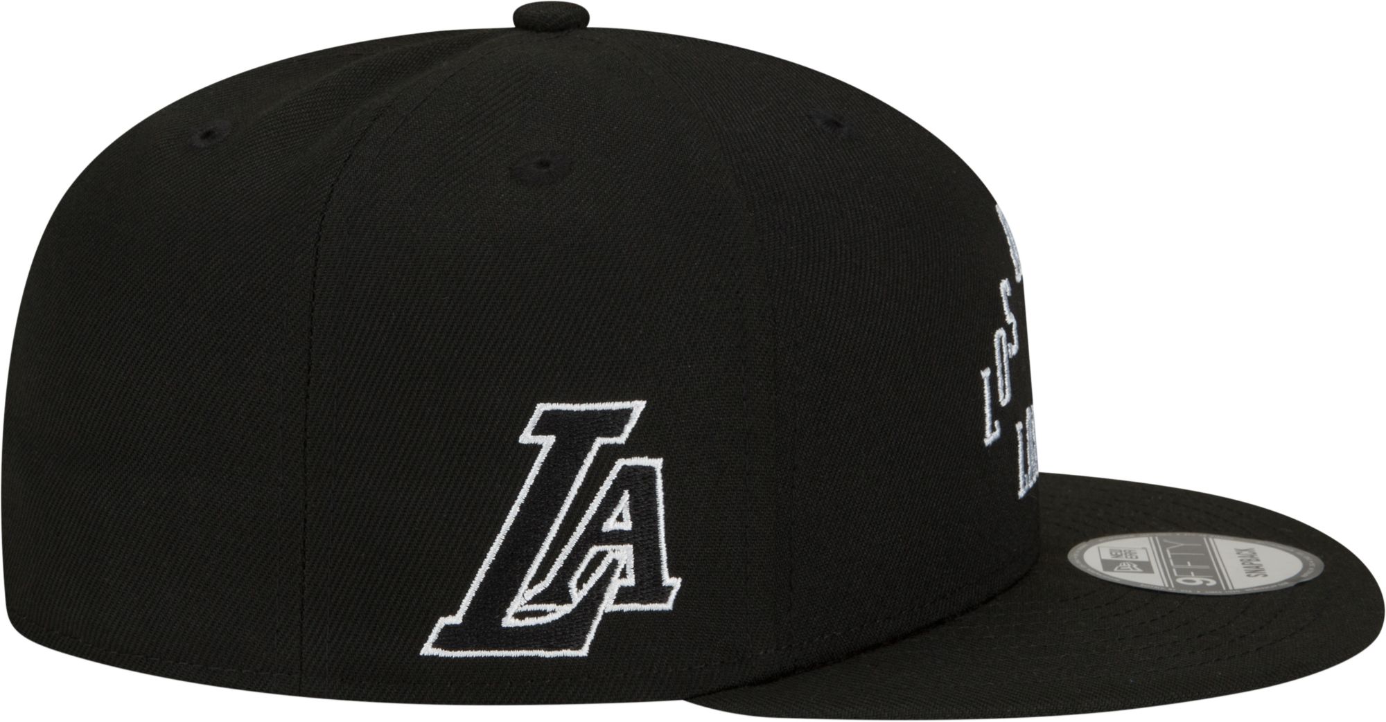 New Era Men's 2021-22 City Edition Los Angeles Lakers Black 9Fifty Adjustable Hat product image