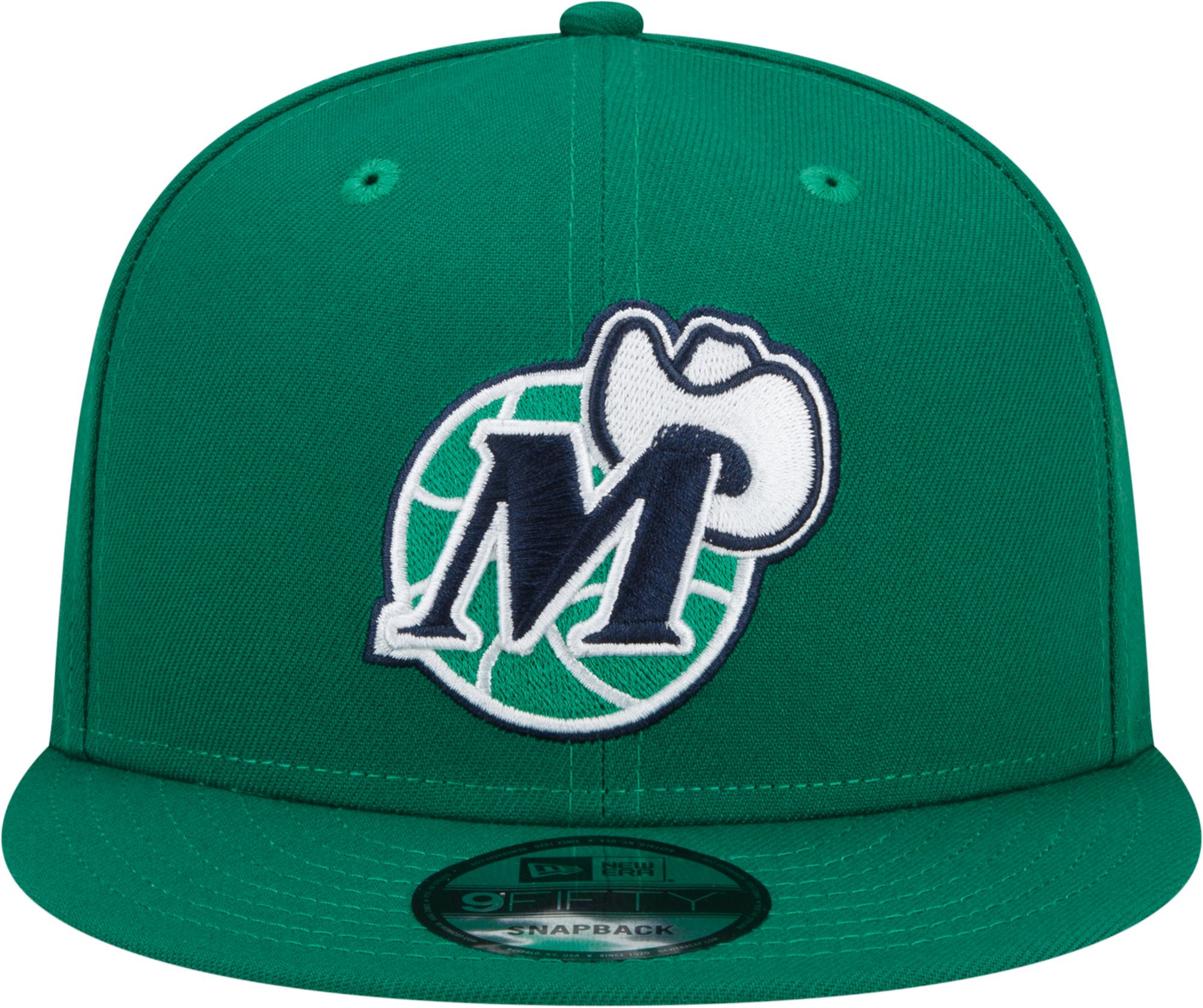 New Era Men's 2021-22 City Edition Dallas Mavericks Green 9Fifty Adjustable Hat product image