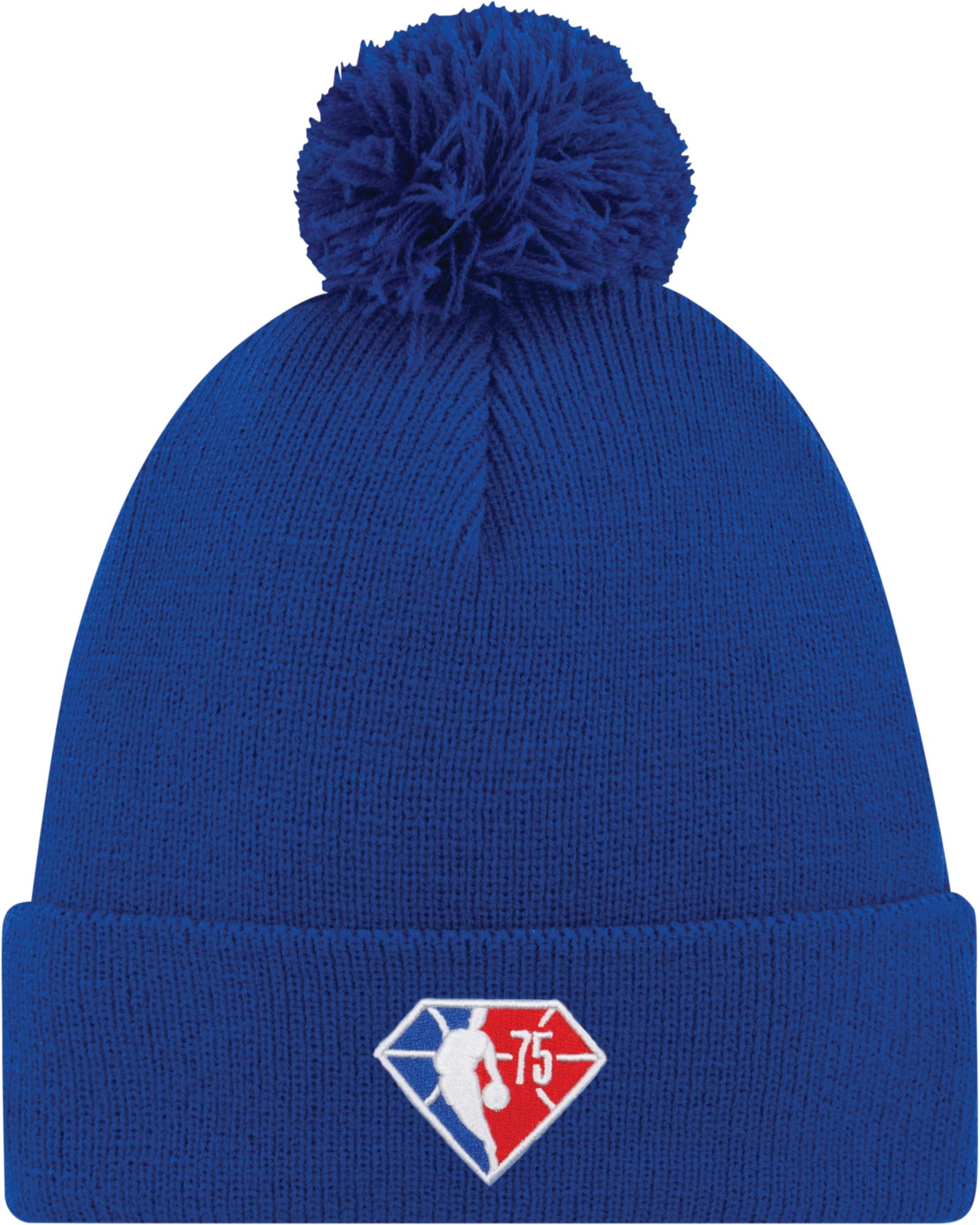 New Era Men's 2021-22 City Edition Detroit Pistons Blue Knit Hat product image