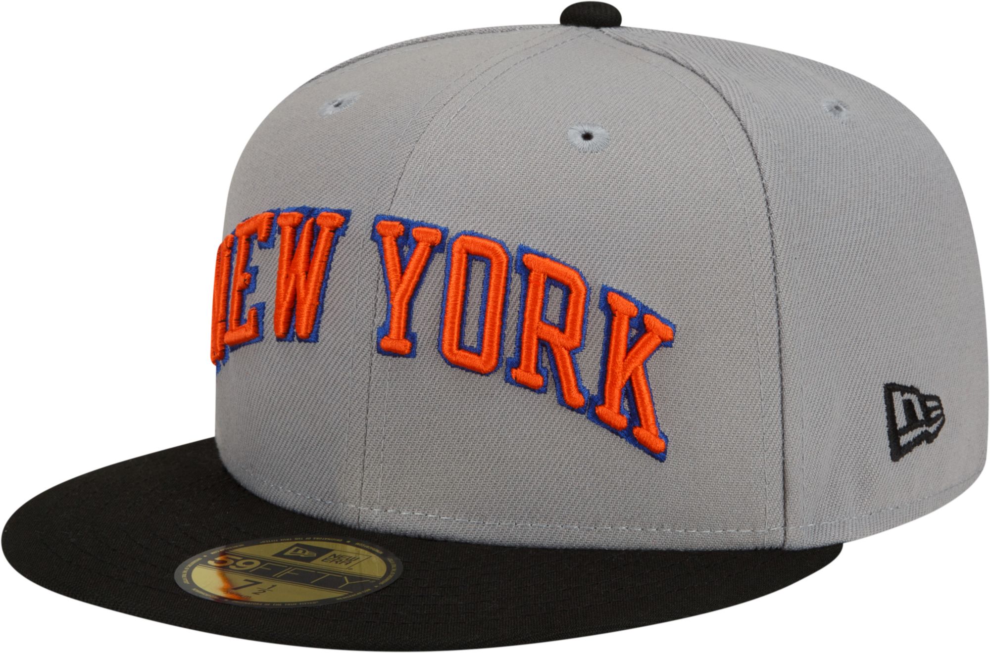 New Era Men's 2021-22 City Edition New York Knicks Gray 59Fifty Fitted Hat product image
