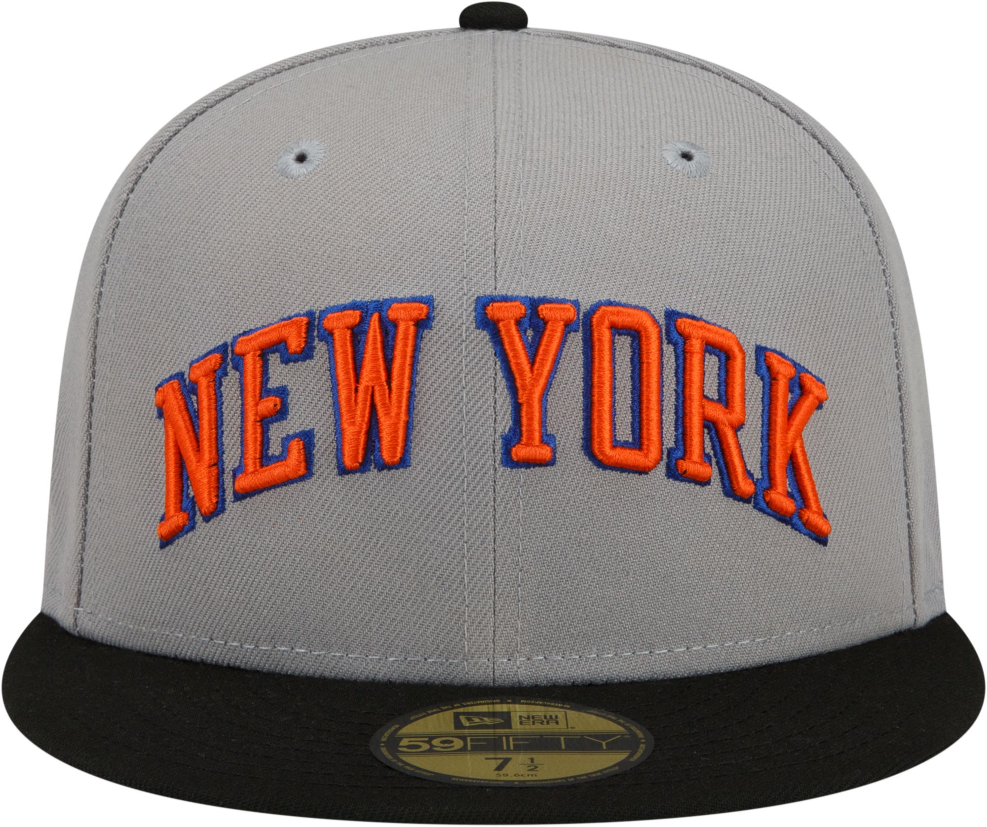 New Era Men's 2021-22 City Edition New York Knicks Gray 59Fifty Fitted Hat product image