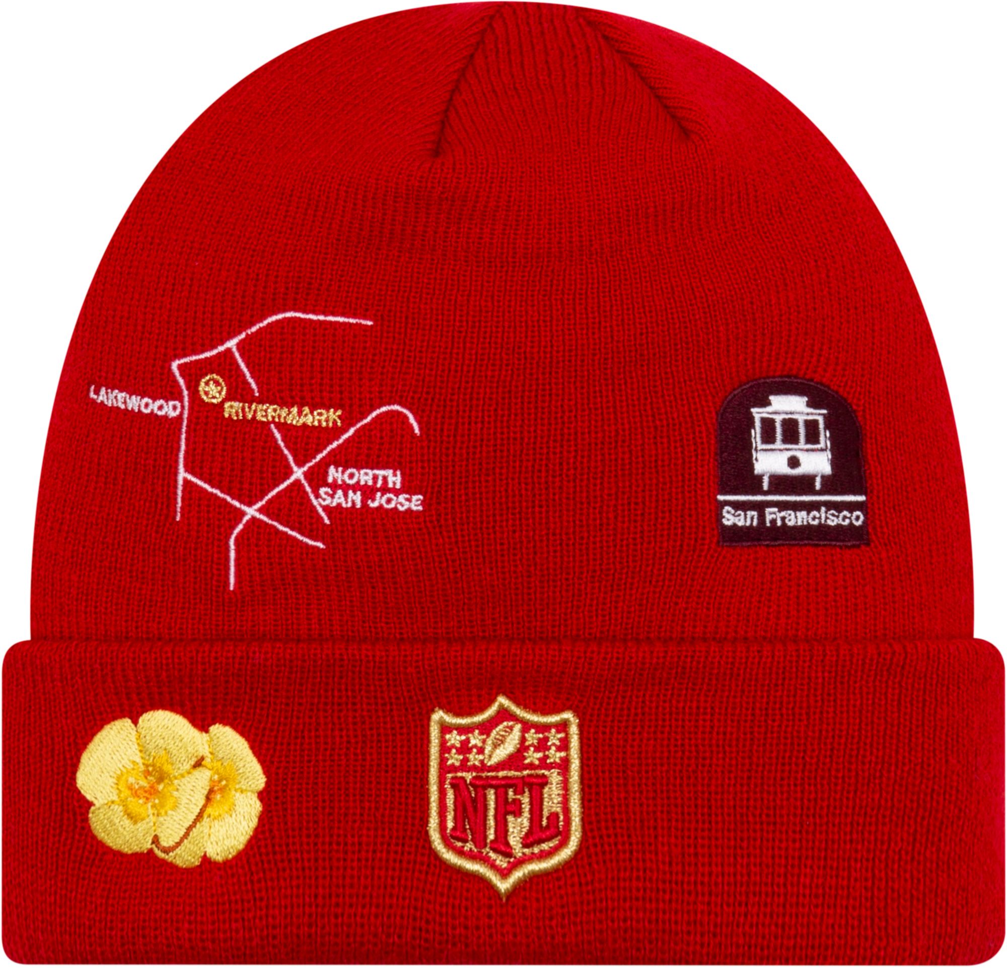 New Era Men's San Francisco 49ers City Transit Red Knit product image