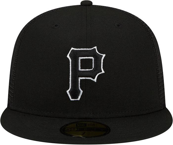 Shop New Era 59Fifty Pittsburgh Pirates Two Tone Fitted Hat 70703498 black