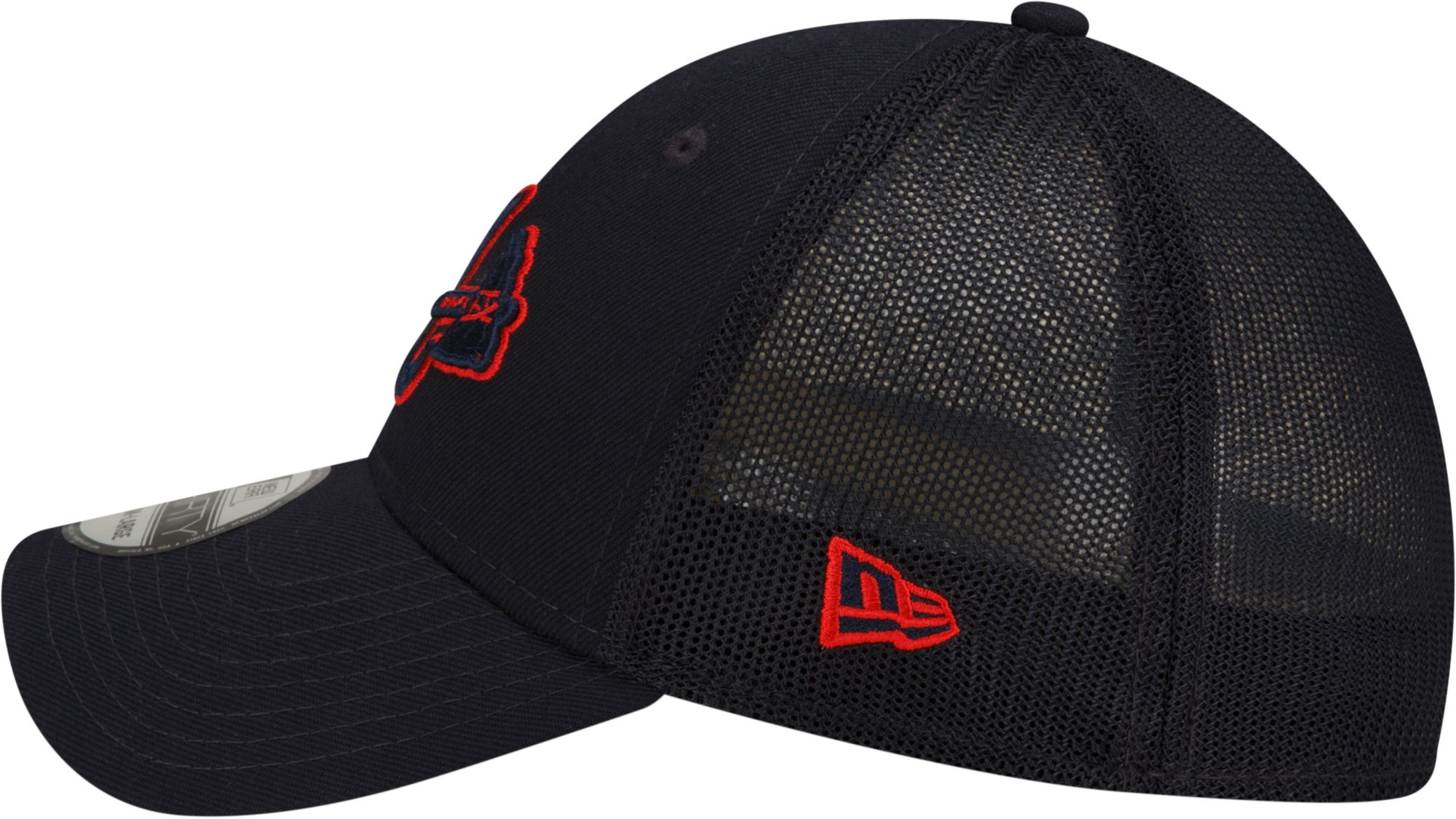 New Era Men's Atlanta Braves Batting Practice Black 39Thirty Stretch Fit Hat product image