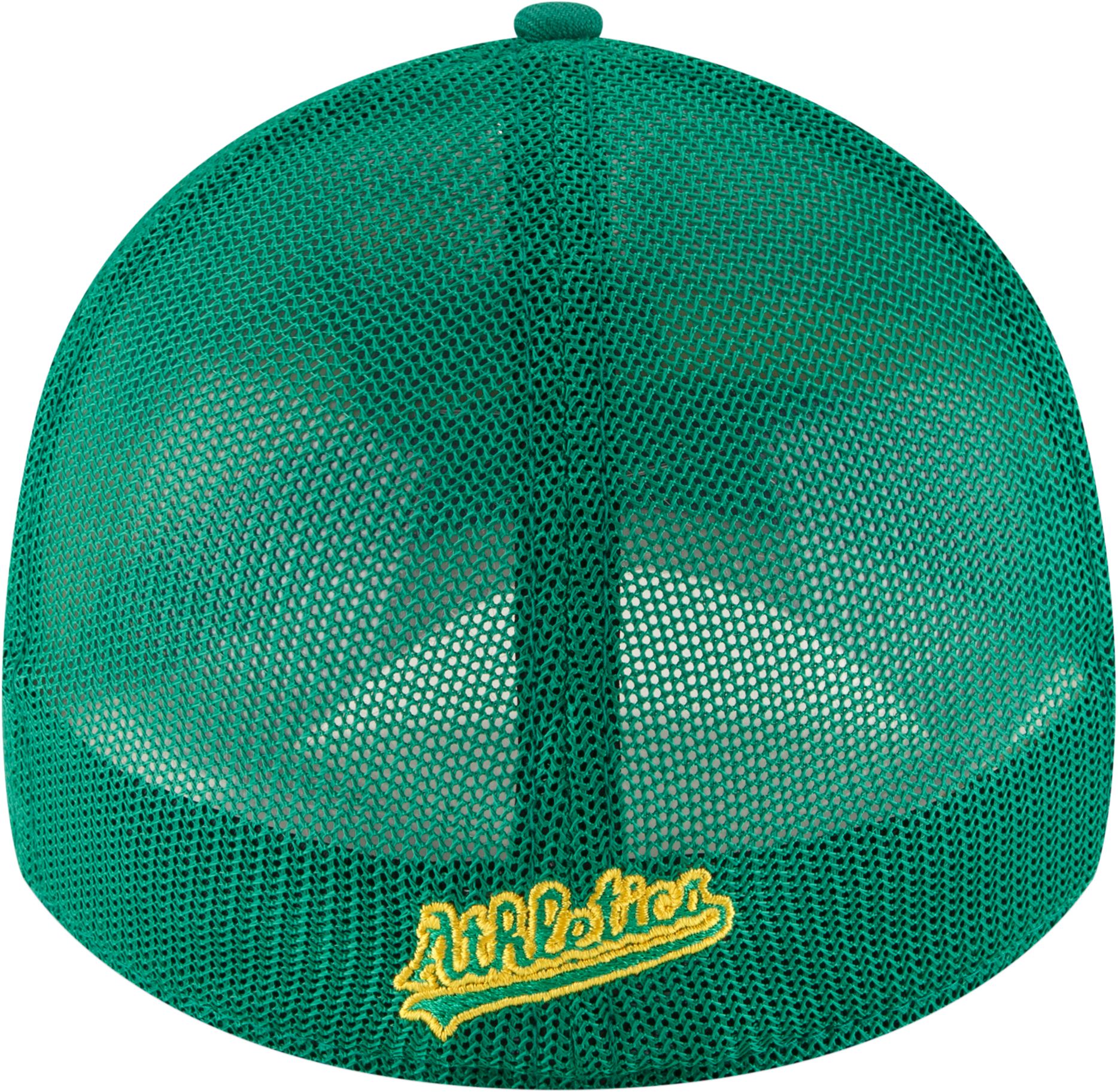 New Era Men's Athletics Batting Practice Green 39Thirty Stretch Fit Hat product image