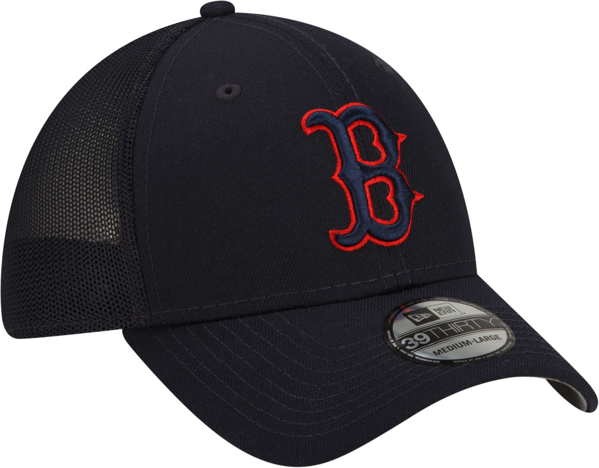 New Era Men's Boston Red Sox Batting Practice Black 39Thirty Stretch Fit Hat product image