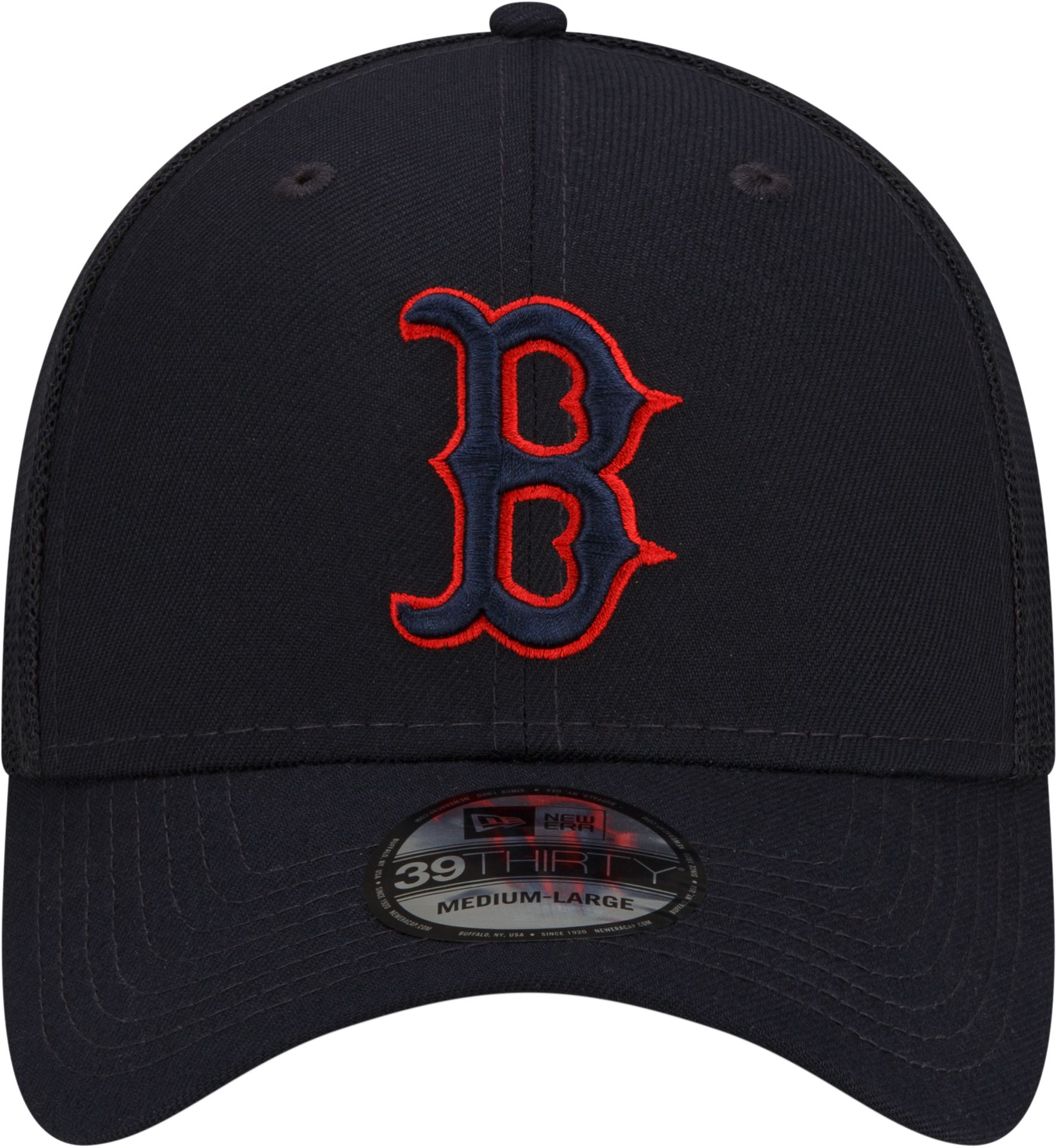 New Era Men's Boston Red Sox Batting Practice Black 39Thirty Stretch Fit Hat product image