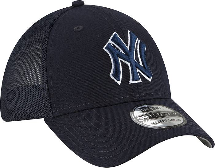 New York Yankees Nike Swoosh Flex Classic 99 Navy & Wht Mesh Baseball  Hat Sz m/l